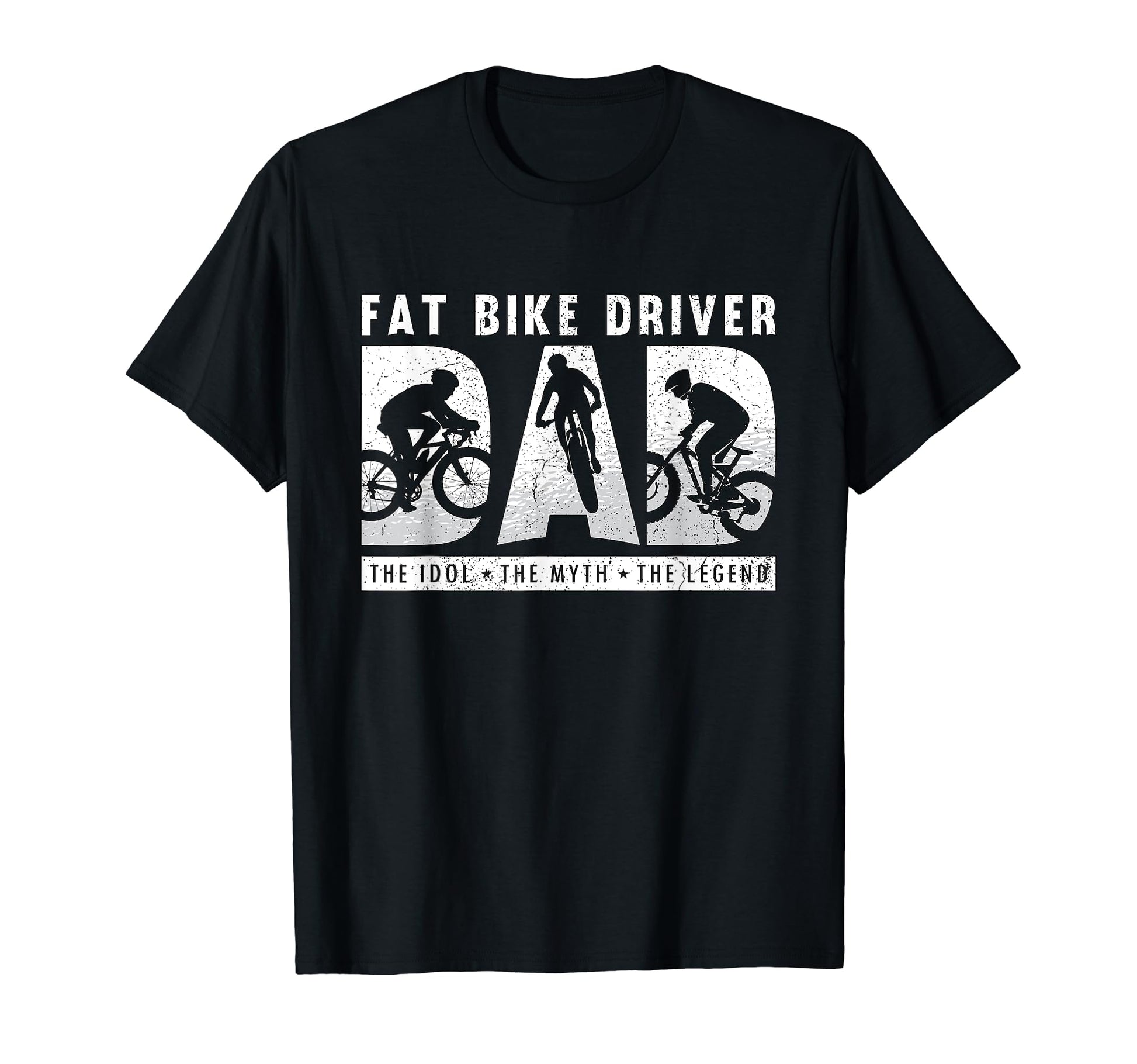 Fat Bike Driver Dad Idol Road Bike T-Shirt - Trendy Graphic for Adults - T-Shirt, Sweatshirt, Hoodie