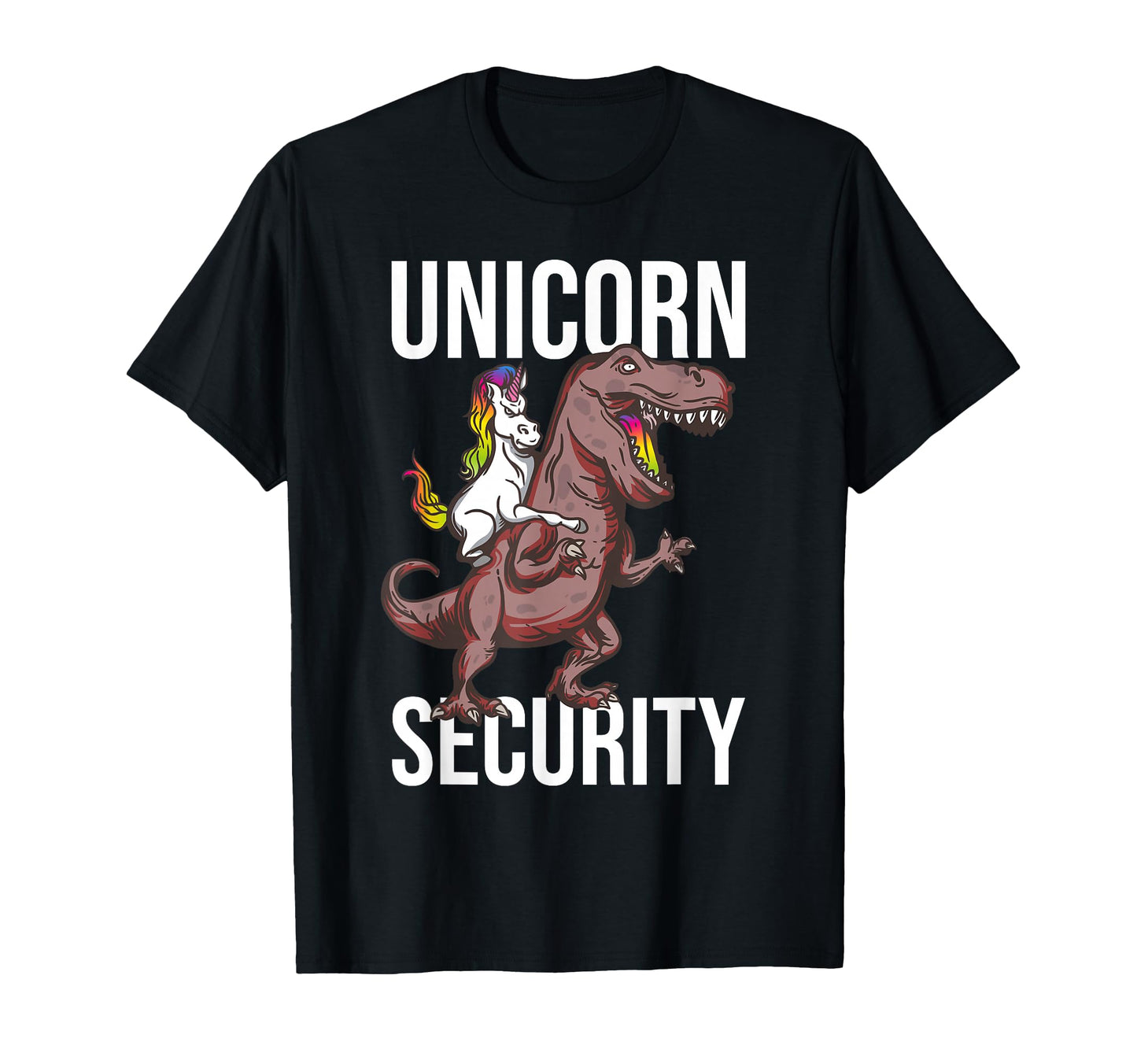 Unicorn Security Funny Costume T-Shirt - Fun Novelty Design for Adults - T-Shirt, Sweatshirt, Hoodie