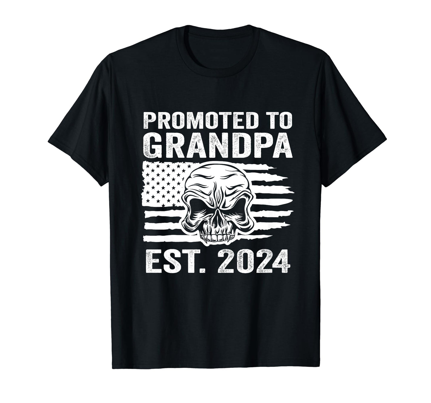 Promoted To Grandpa Est 2024 Grandpa T-Shirt - Minimalist Print Unisex - T-Shirt, Sweatshirt, Hoodie