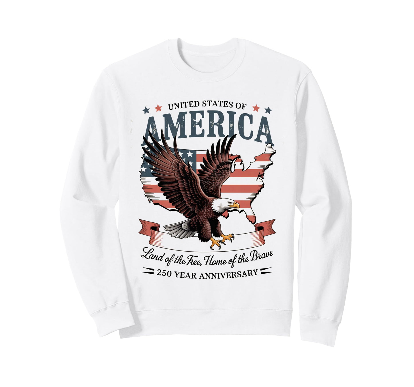 Mens American Flag Him 4Th July Sweatshirt - Trendy Graphic Unisex - T-Shirt, Sweatshirt, Hoodie