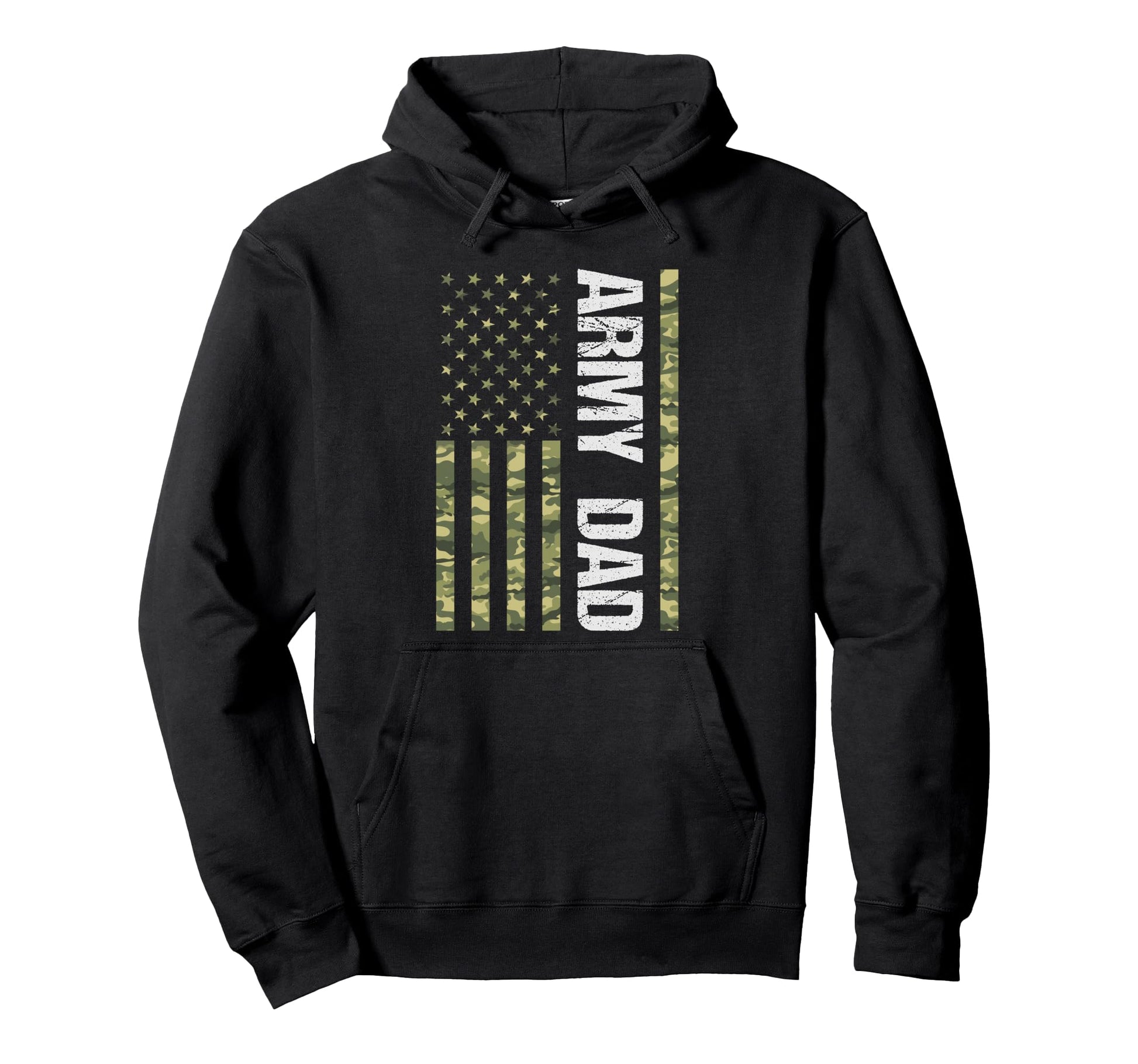 Proud Army Dad American Flag Gifts Hoodie - Streetwear Style Men Women - T-Shirt, Sweatshirt, Hoodie