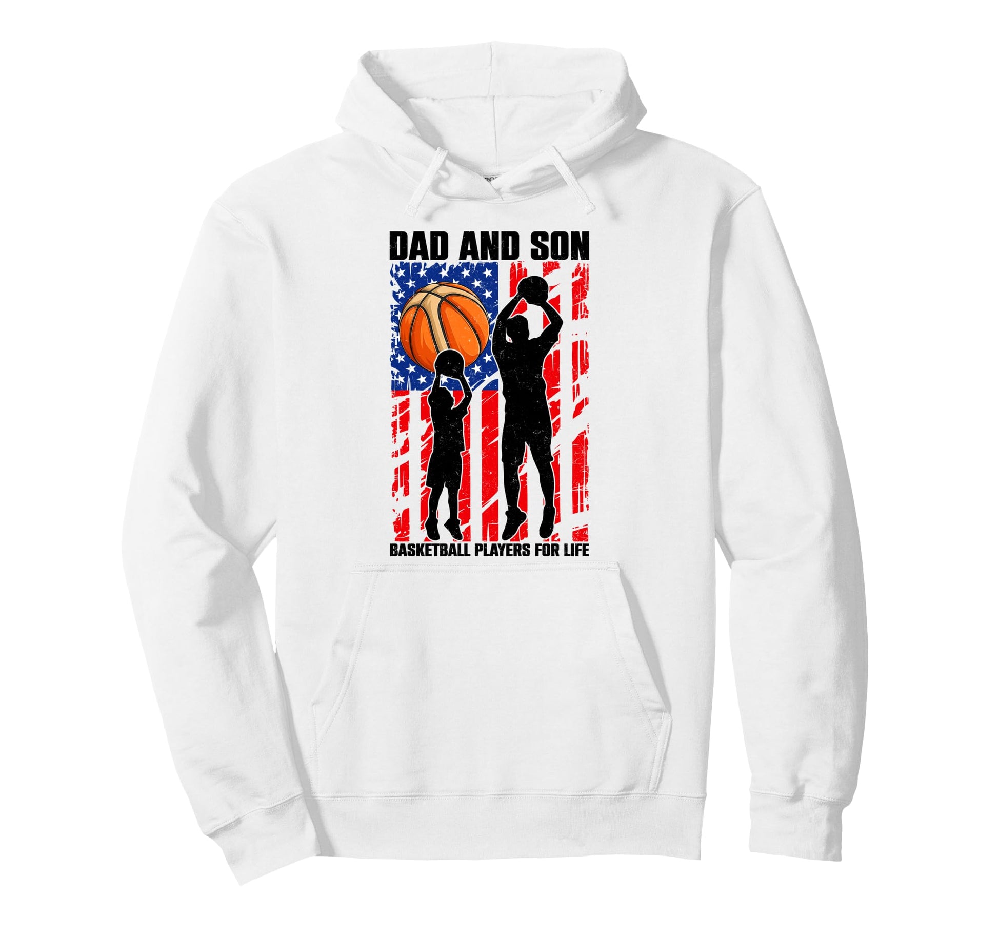 Dad Son Basketball Players Life Fathers Day Hoodie - Trendy Graphic Unisex - T-Shirt, Sweatshirt, Hoodie