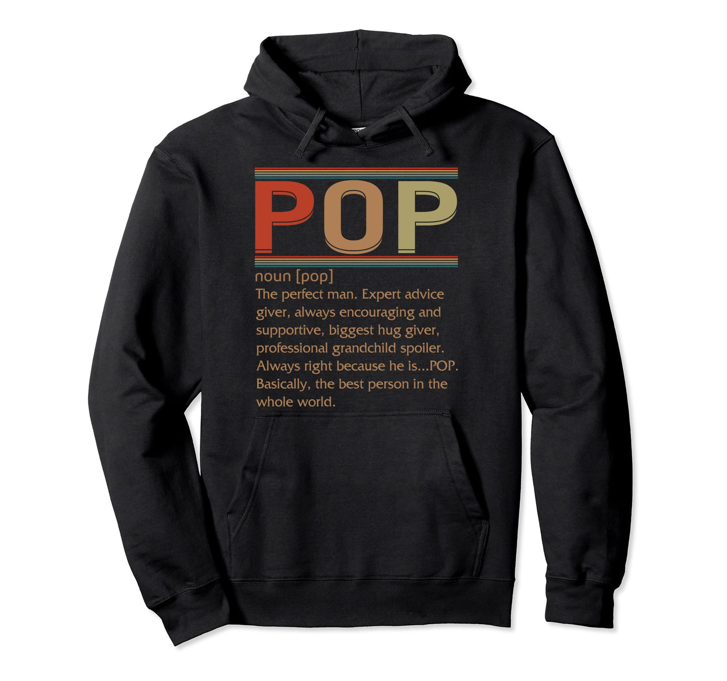 Pop Definition Fathers Day Grandpa Hoodie - Aesthetic Graphic Men Women - T-Shirt, Sweatshirt, Hoodie