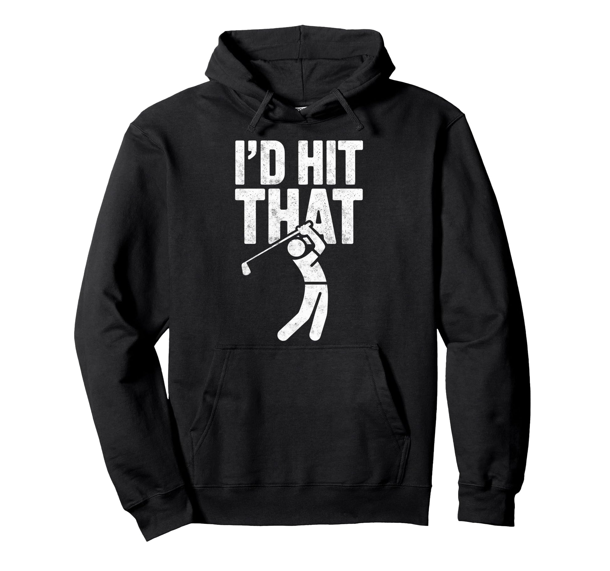 Id Hit That Golf Club Ball Golfer Hoodie - Aesthetic Graphic for Adults - T-Shirt, Sweatshirt, Hoodie