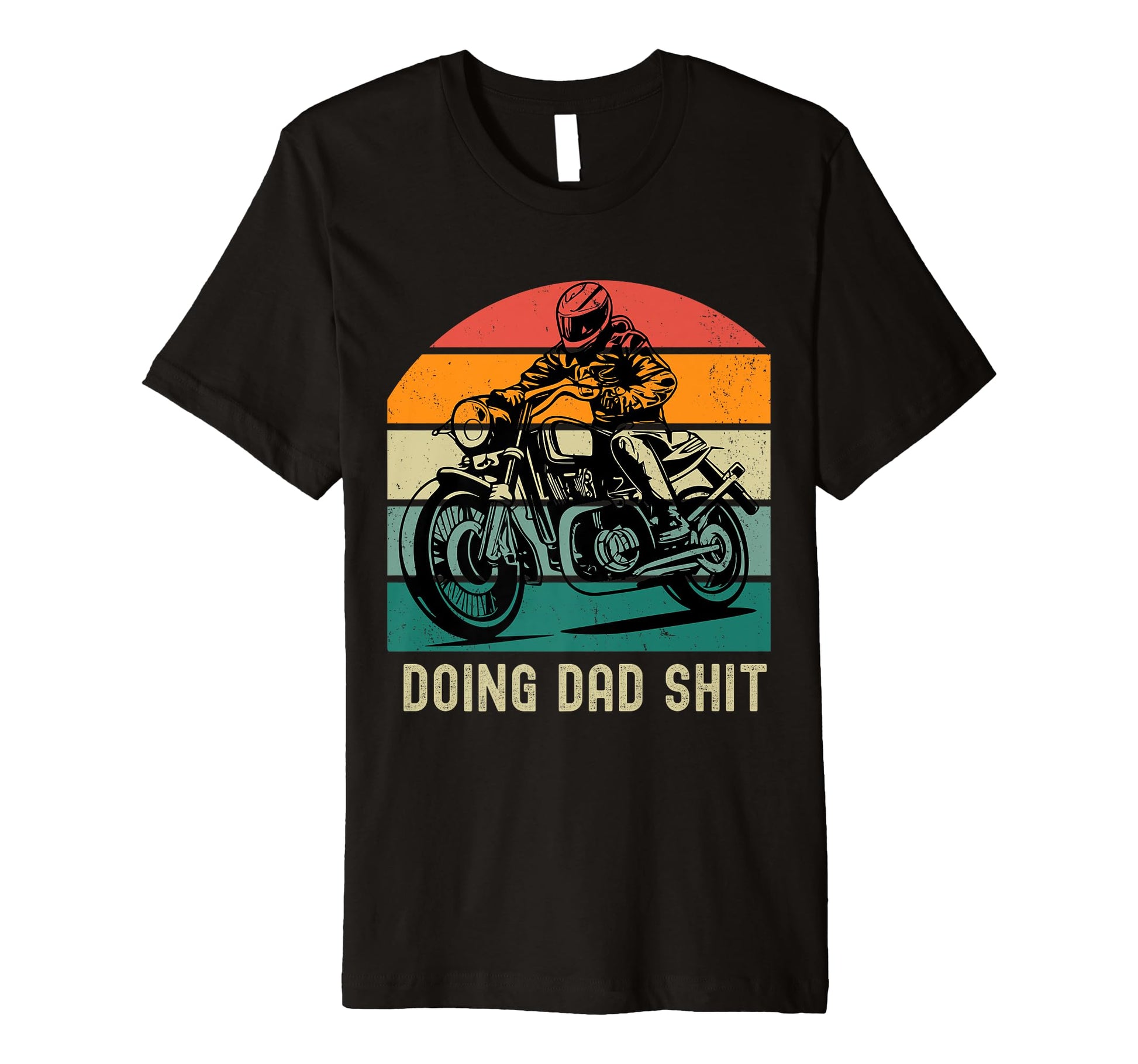 Doing Dad Shit Motorcycle Joke Dad T-Shirt - Trendy Graphic for Adults - T-Shirt, Sweatshirt, Hoodie
