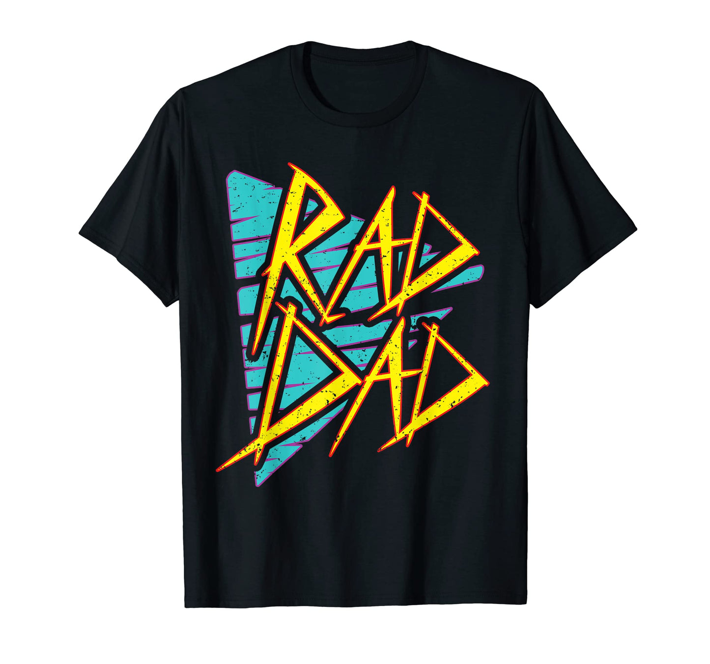 Mens Rad Dad 80S Dad Joke Nostalgic T-Shirt - Minimalist Print for Adults - T-Shirt, Sweatshirt, Hoodie