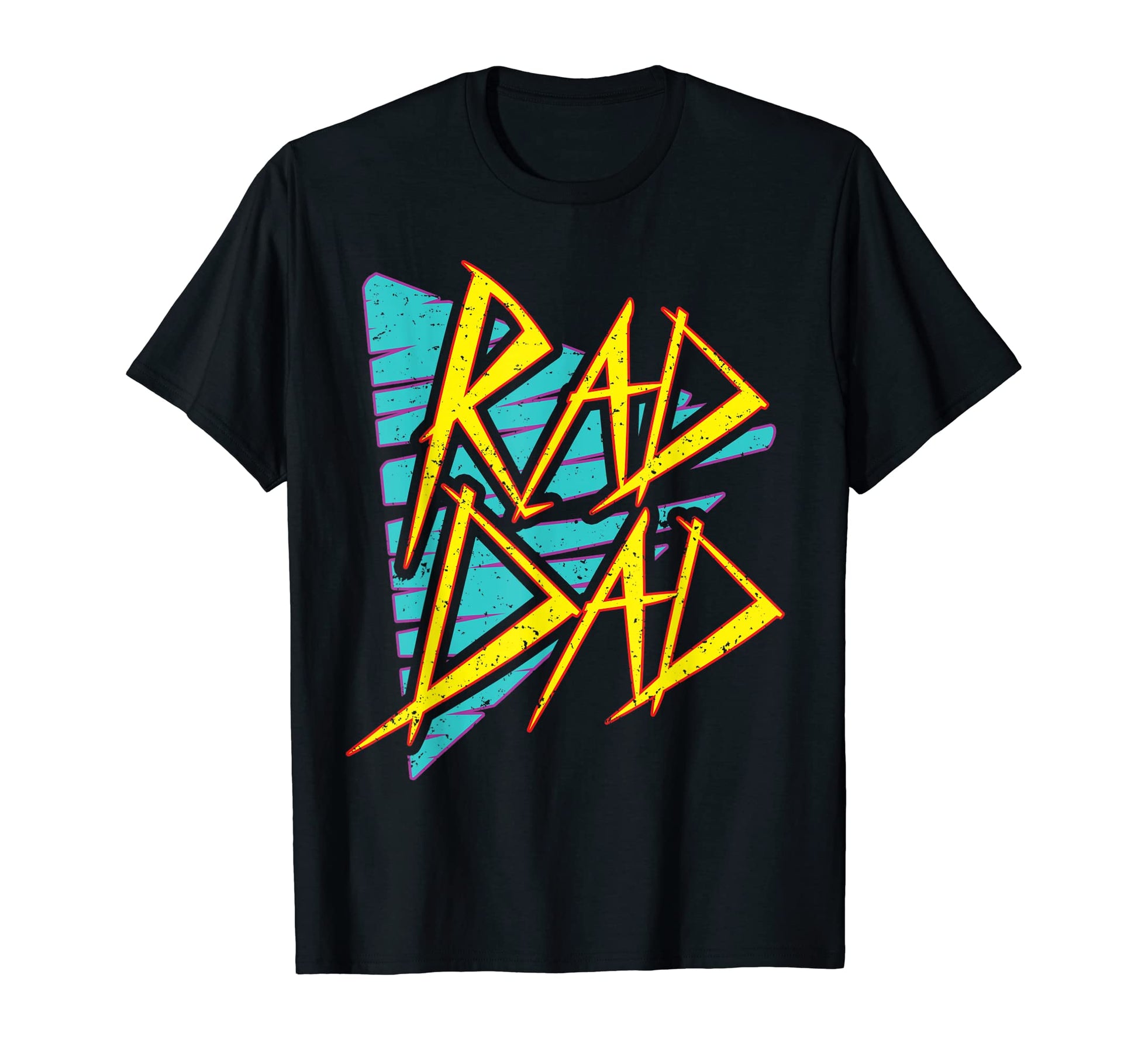 Mens Rad Dad 80S Dad Joke Nostalgic T-Shirt - Minimalist Print for Adults - T-Shirt, Sweatshirt, Hoodie