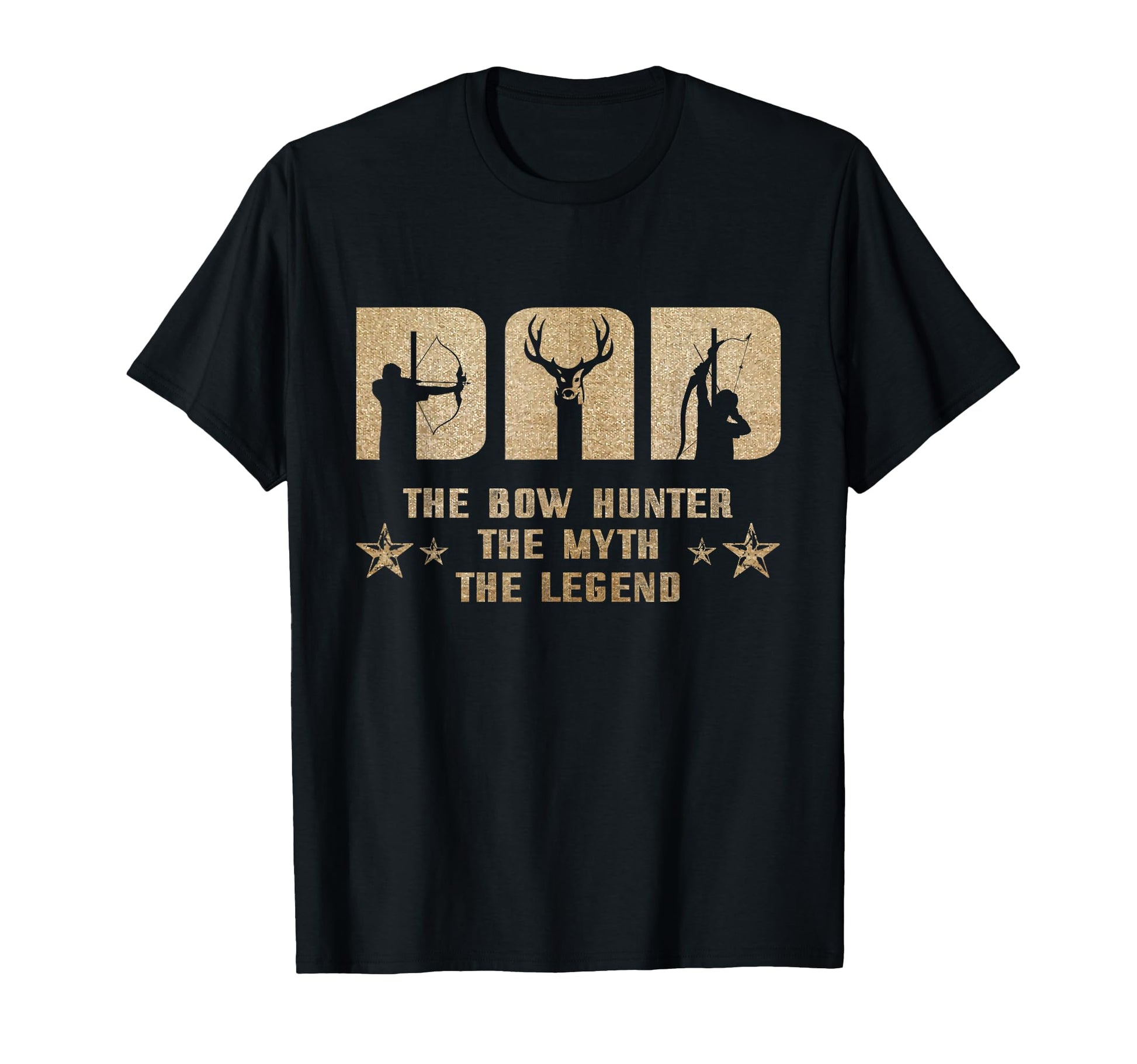 Dad Bow Hunter Myth Legend Fathers T-Shirt - Aesthetic Graphic Unisex - T-Shirt, Sweatshirt, Hoodie