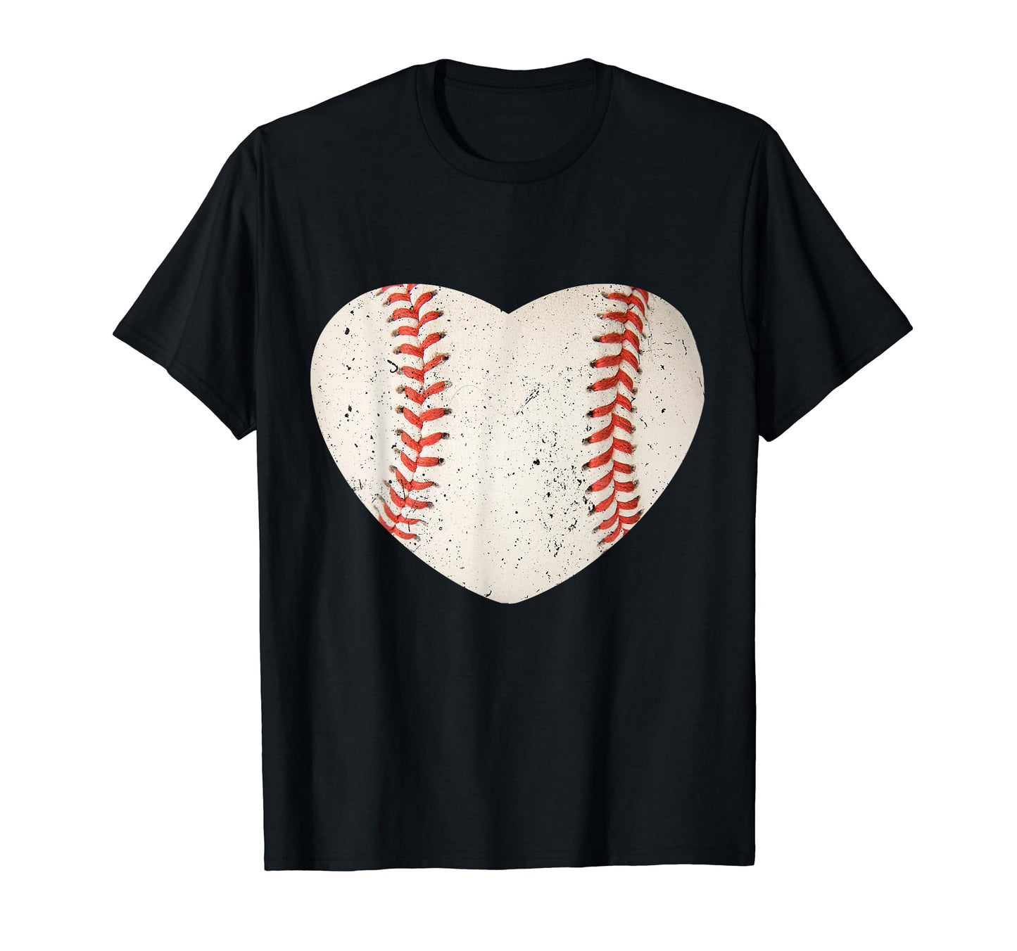 Baseball Heart Mom Dad Softball Mothers T-Shirt - Novelty Apparel Unisex - T-Shirt, Sweatshirt, Hoodie