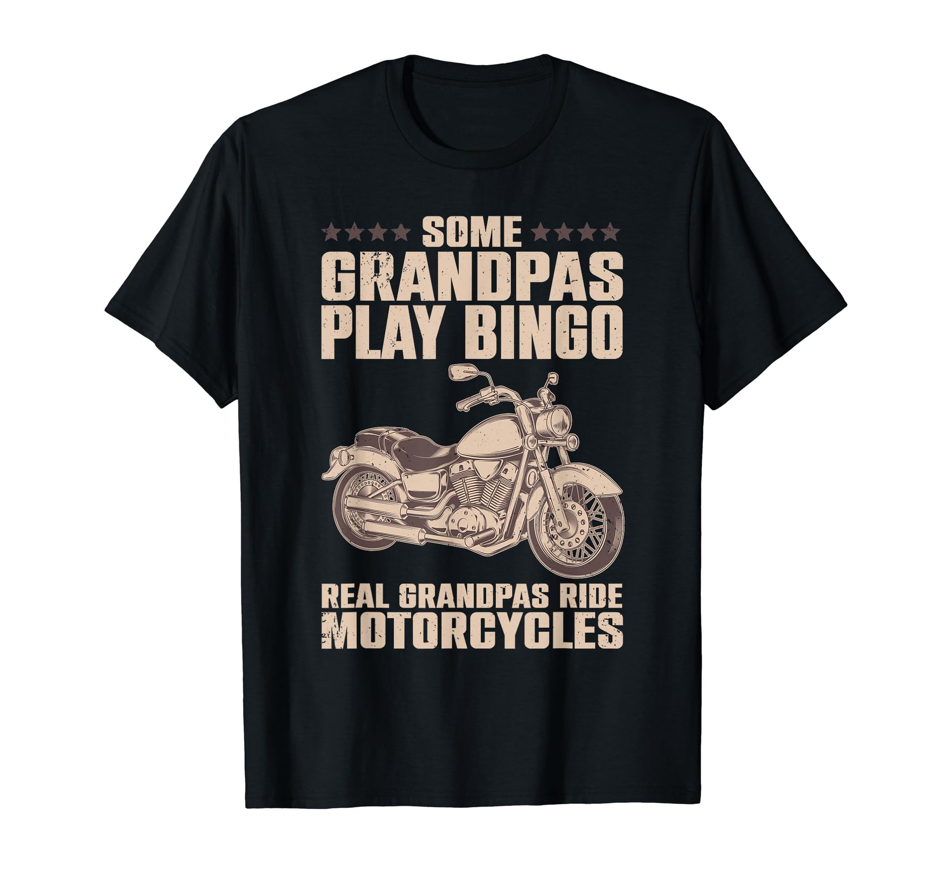 Funny Motorcycle Grandpa Dad T-Shirt - Minimalist Print for Adults - T-Shirt, Sweatshirt, Hoodie