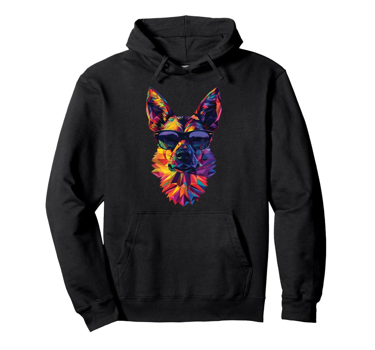 Dog Dad Mom Sunglasses Mudi Hoodie - Aesthetic Graphic Men Women - T-Shirt, Sweatshirt, Hoodie