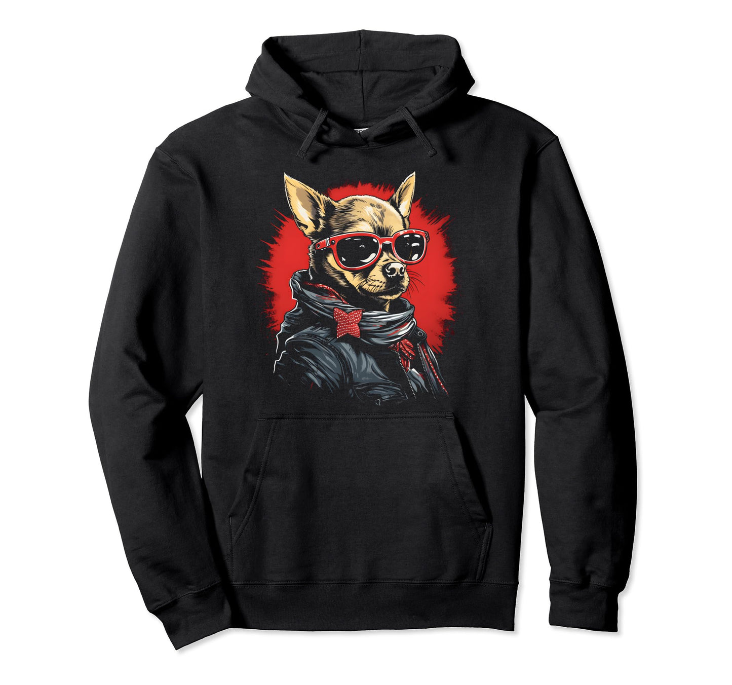 Motorcycle Dad Biker Dog Funny Hoodie - Trendy Graphic for Adults - T-Shirt, Sweatshirt, Hoodie