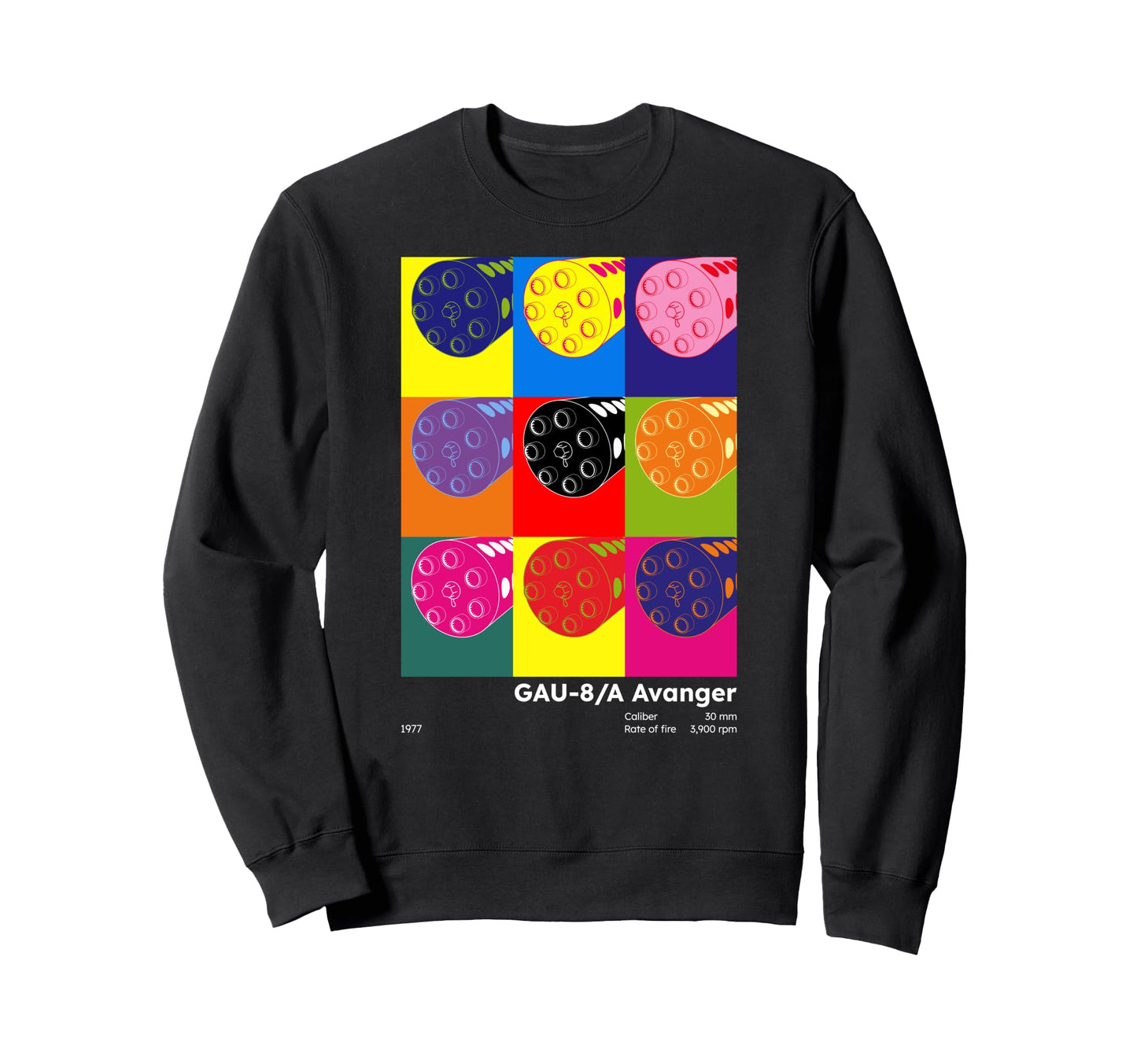 Gau 8 Avanger Gatling Gun A10 Sweatshirt - Streetwear Style Men Women - T-Shirt, Sweatshirt, Hoodie