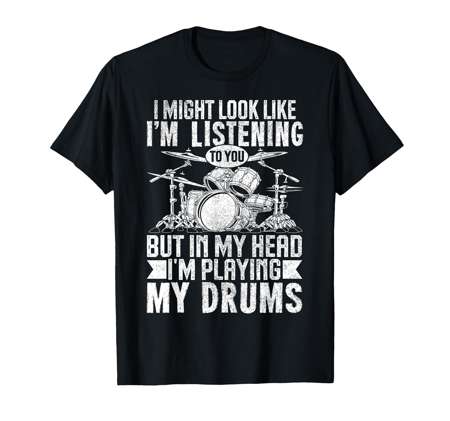 Funny Drummer Drum Player T-Shirt - Casual Everyday Wear for Adults - T-Shirt, Sweatshirt, Hoodie