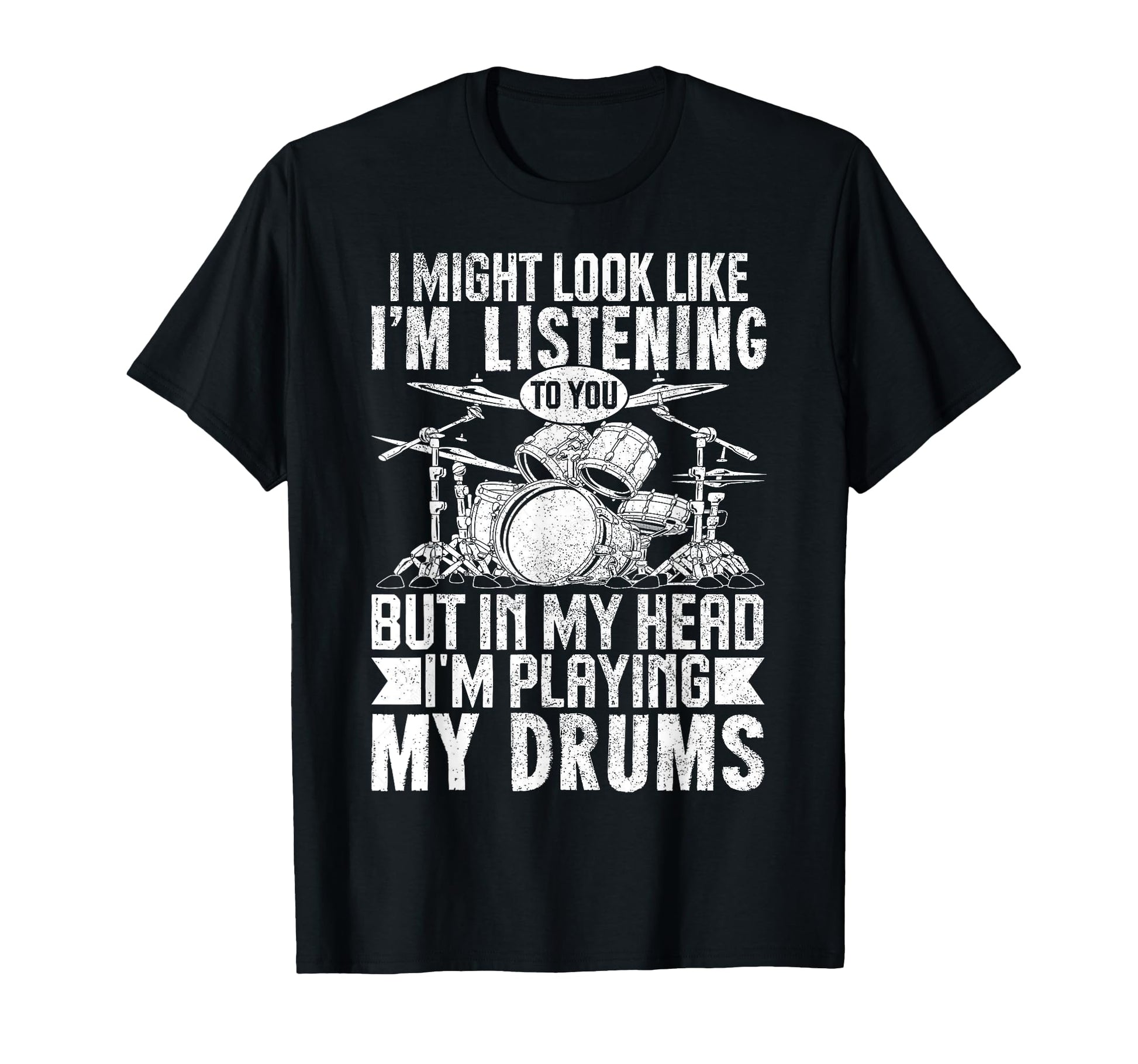Funny Drummer Drum Player T-Shirt - Casual Everyday Wear for Adults - T-Shirt, Sweatshirt, Hoodie