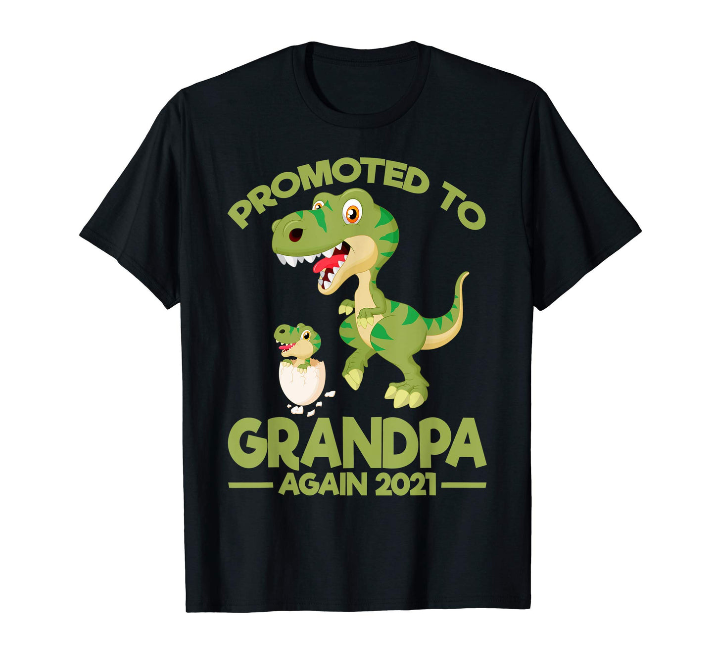 Promoted To Grandpa Again Est 2021 T-Shirt - Aesthetic Graphic for Adults - T-Shirt, Sweatshirt, Hoodie