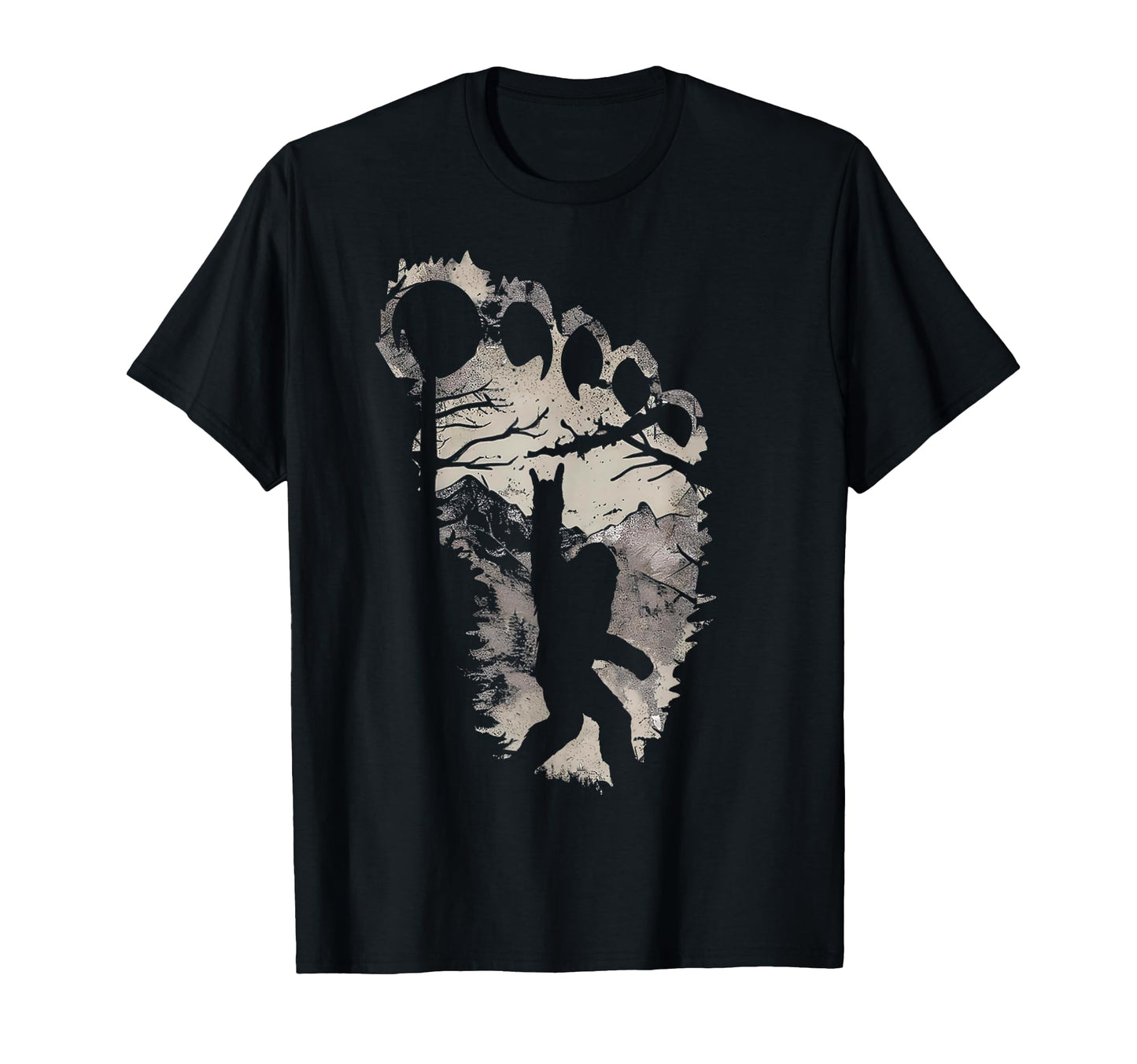 Sasquatch Rock Funny Mountain Forest T-Shirt - Aesthetic Graphic Men Women - T-Shirt, Sweatshirt, Hoodie