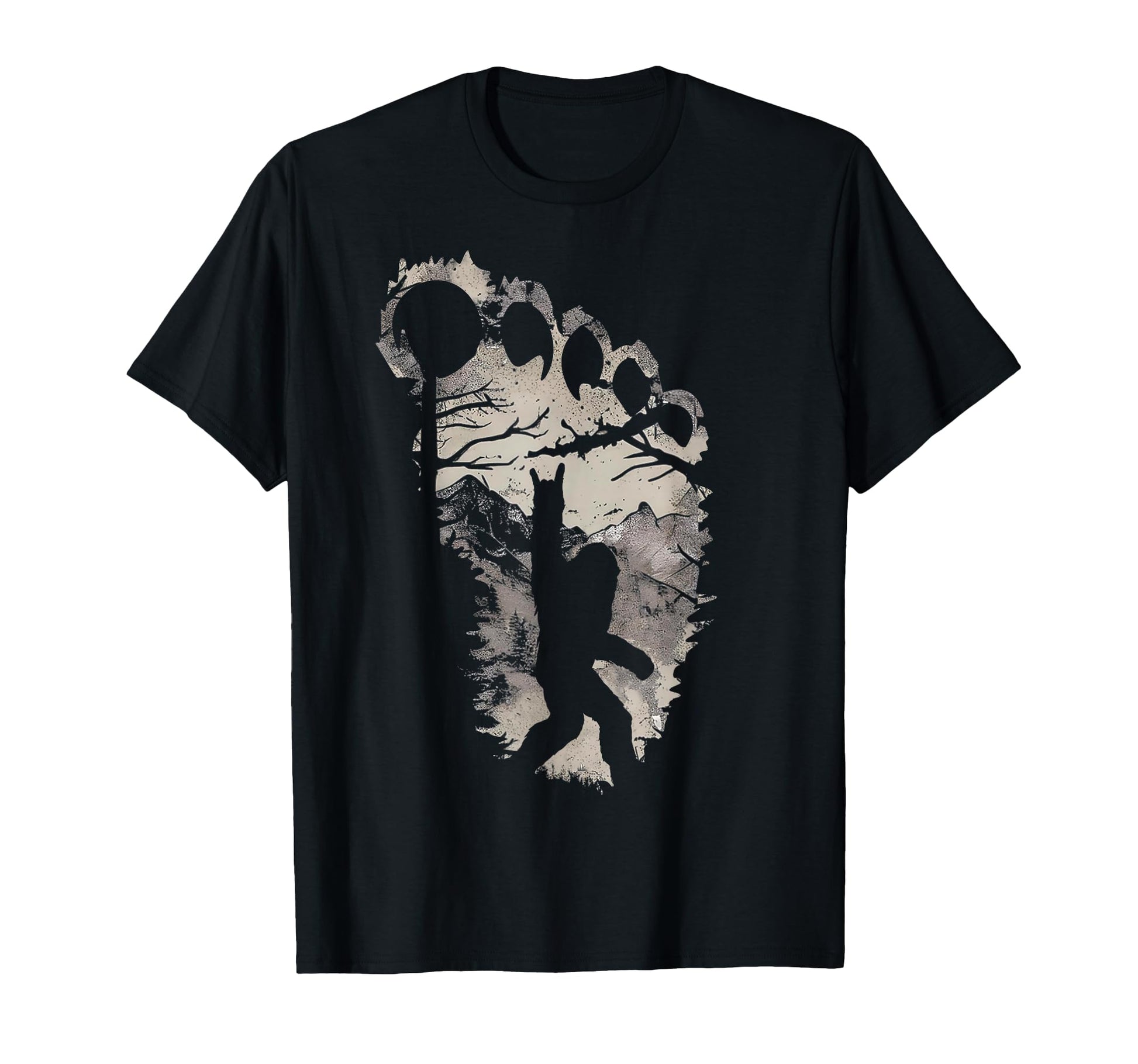 Sasquatch Rock Funny Mountain Forest T-Shirt - Aesthetic Graphic Men Women - T-Shirt, Sweatshirt, Hoodie