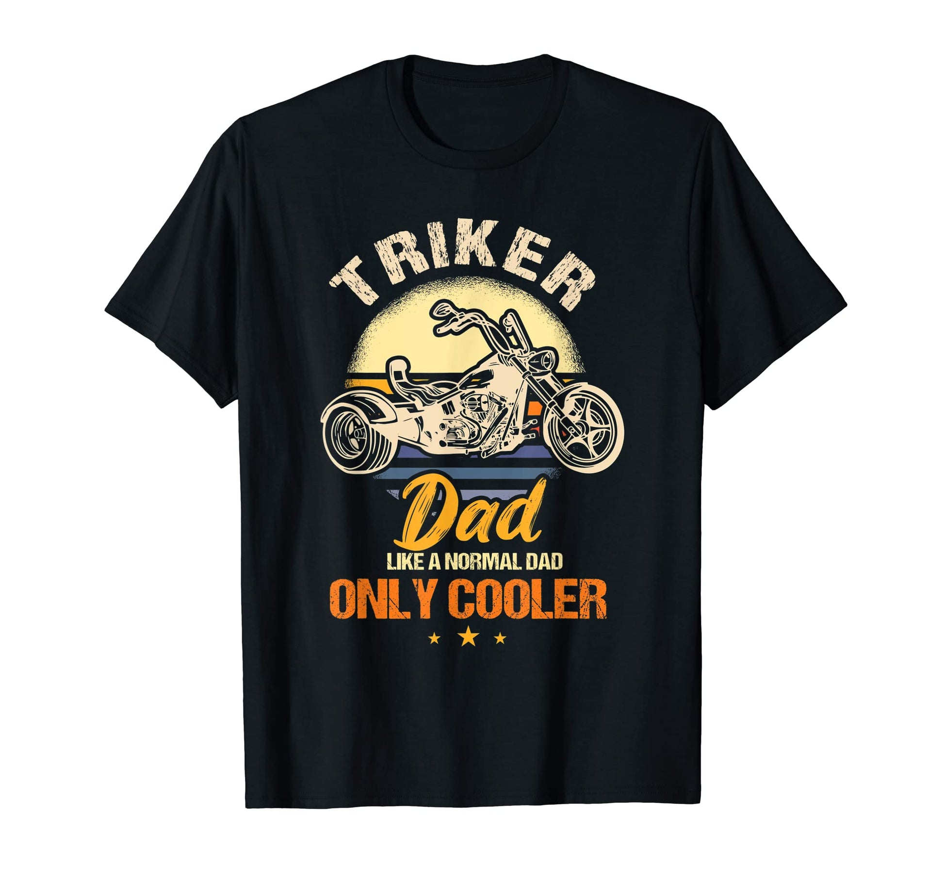 Mens Funny Triker Dad Motorcycle Trike T-Shirt - Graphic Print Unisex - T-Shirt, Sweatshirt, Hoodie