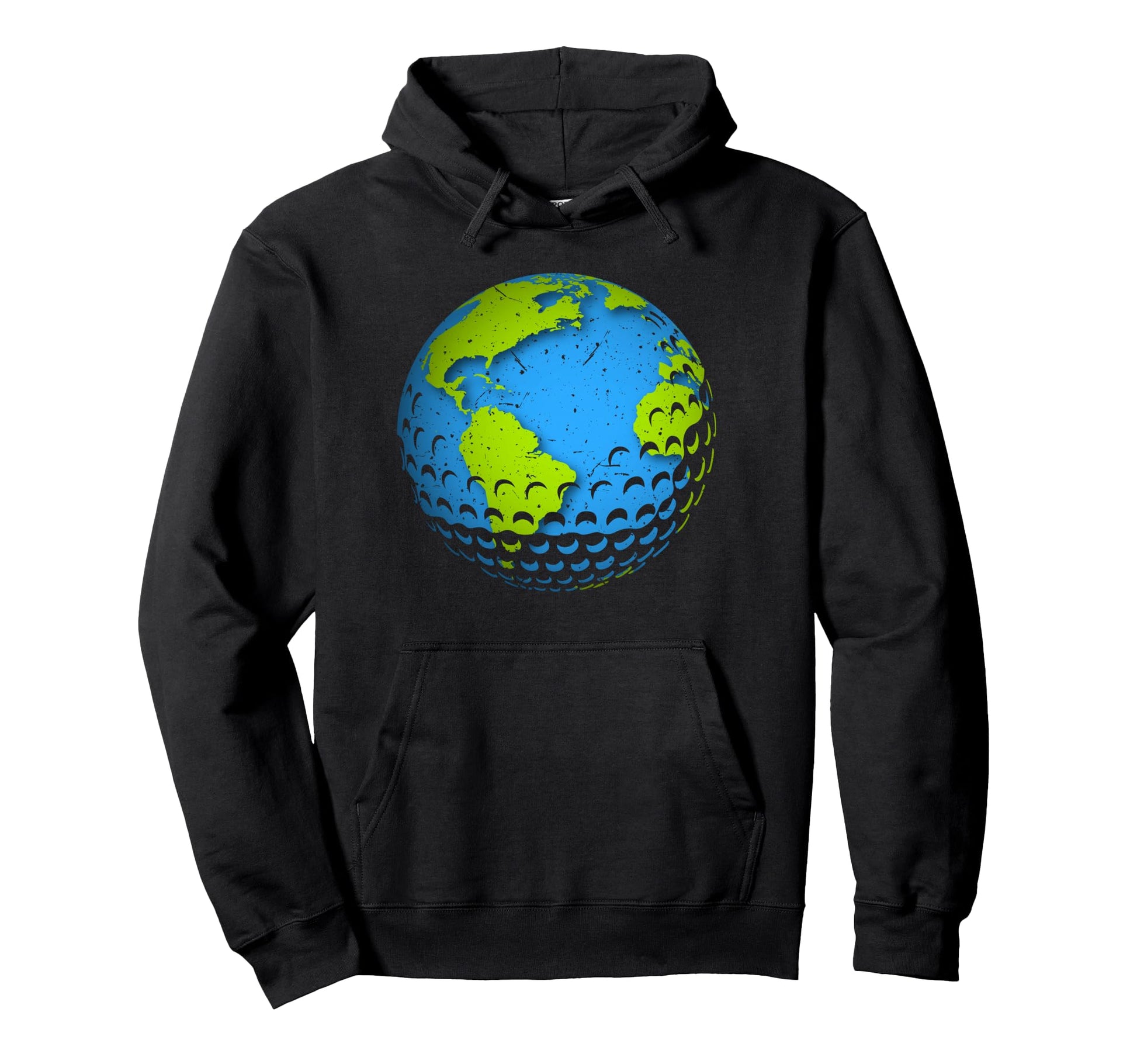Earth Golf Ball Earth Day Favors Hoodie - Minimalist Print for Adults - T-Shirt, Sweatshirt, Hoodie
