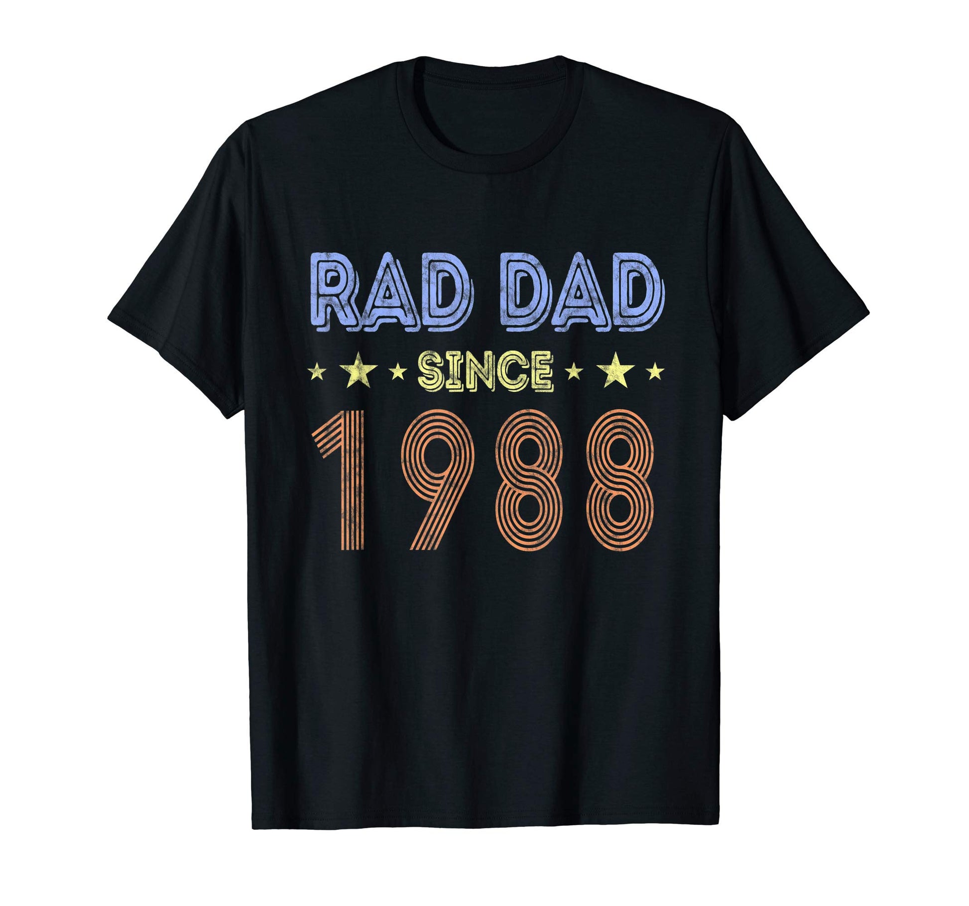 Dad Since 1988 Rad Anniversary T-Shirt - Aesthetic Graphic Men Women - T-Shirt, Sweatshirt, Hoodie