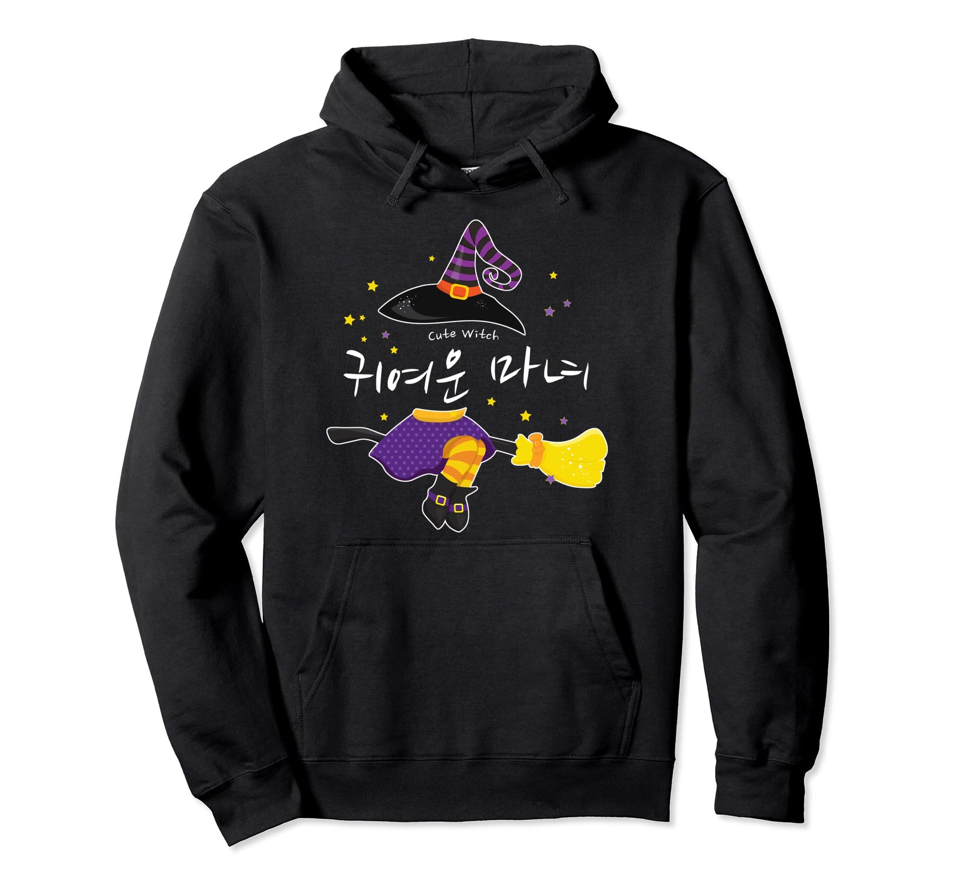 Funny Halloween Korea Korean Hangul Hoodie - Fun Novelty Design Men Women - T-Shirt, Sweatshirt, Hoodie