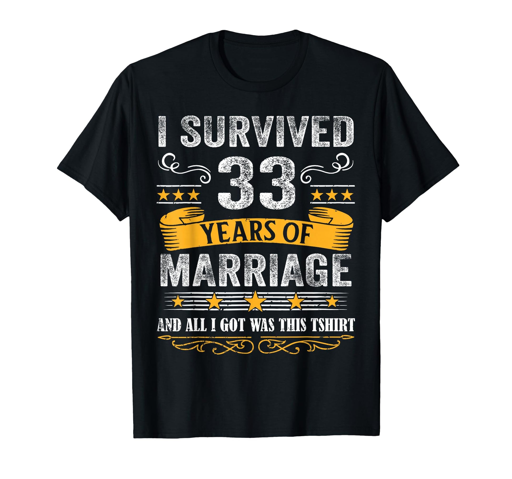 33Rd Wedding Anniversary Couples T-Shirt - Novelty Apparel Men Women - T-Shirt, Sweatshirt, Hoodie