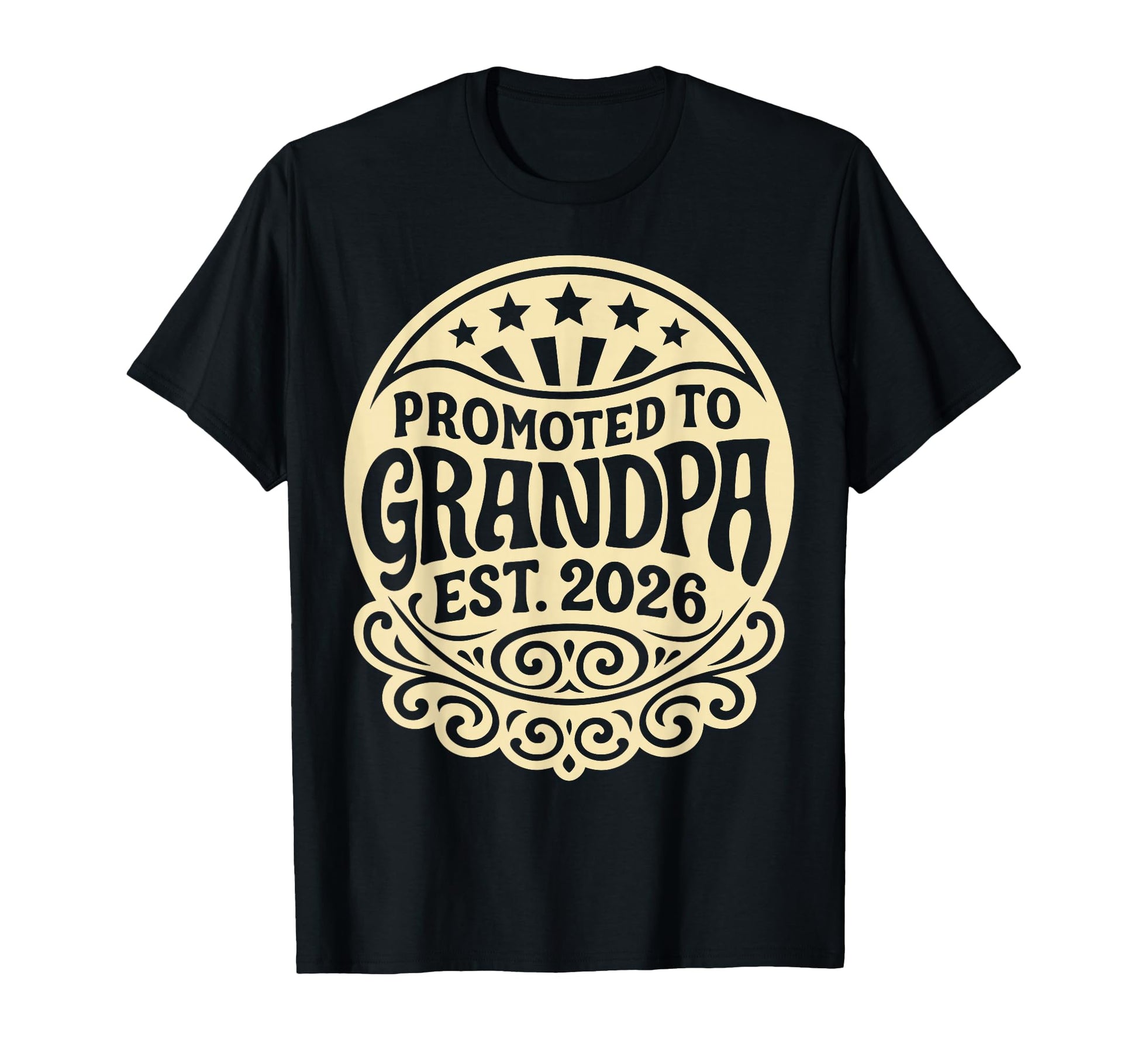 Promoted To Grandpa 2026 T-Shirt - Novelty Apparel Men Women - T-Shirt, Sweatshirt, Hoodie