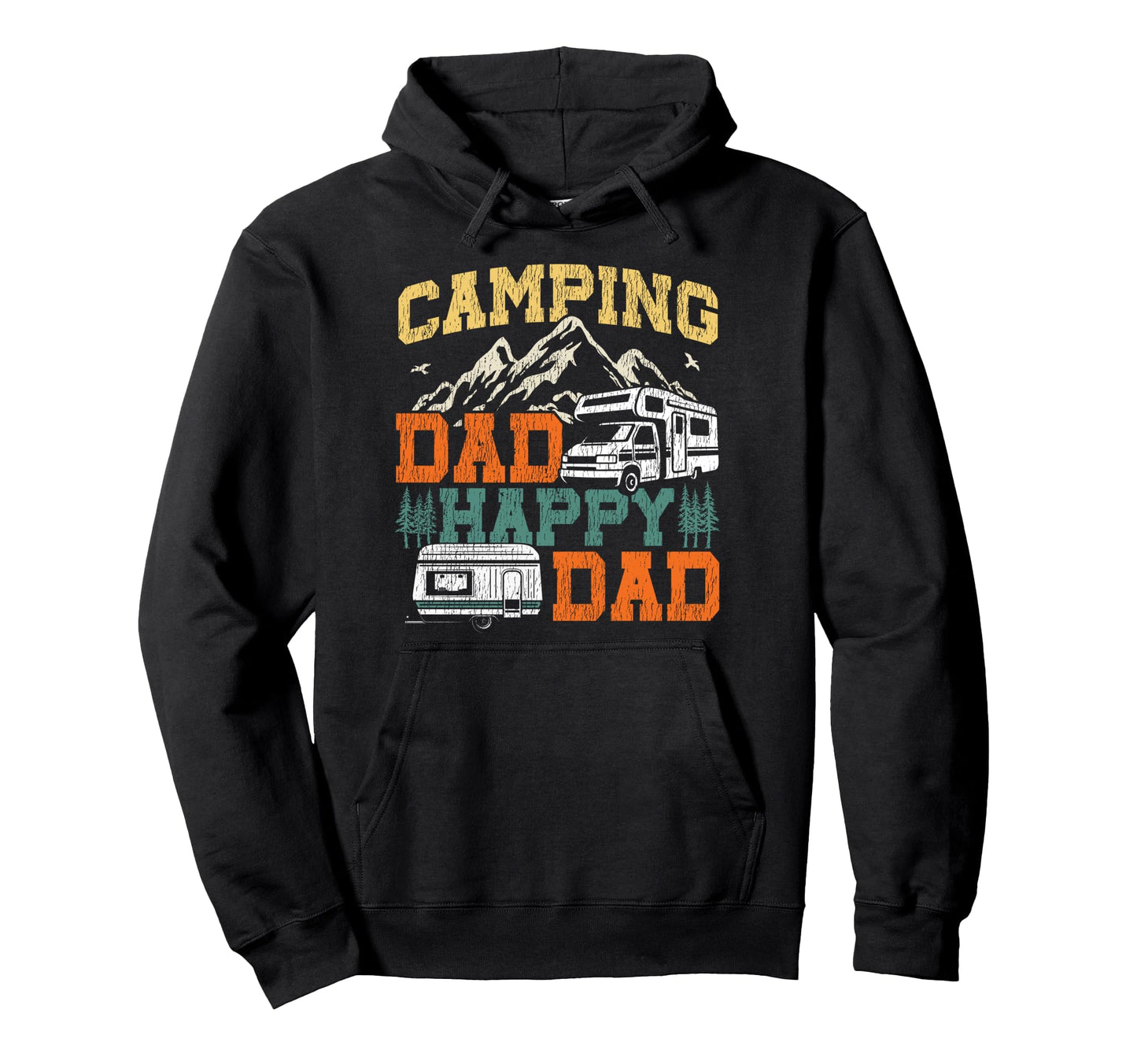 Motorhome Camping Family Camping Dad Hoodie - Novelty Apparel Men Women - T-Shirt, Sweatshirt, Hoodie