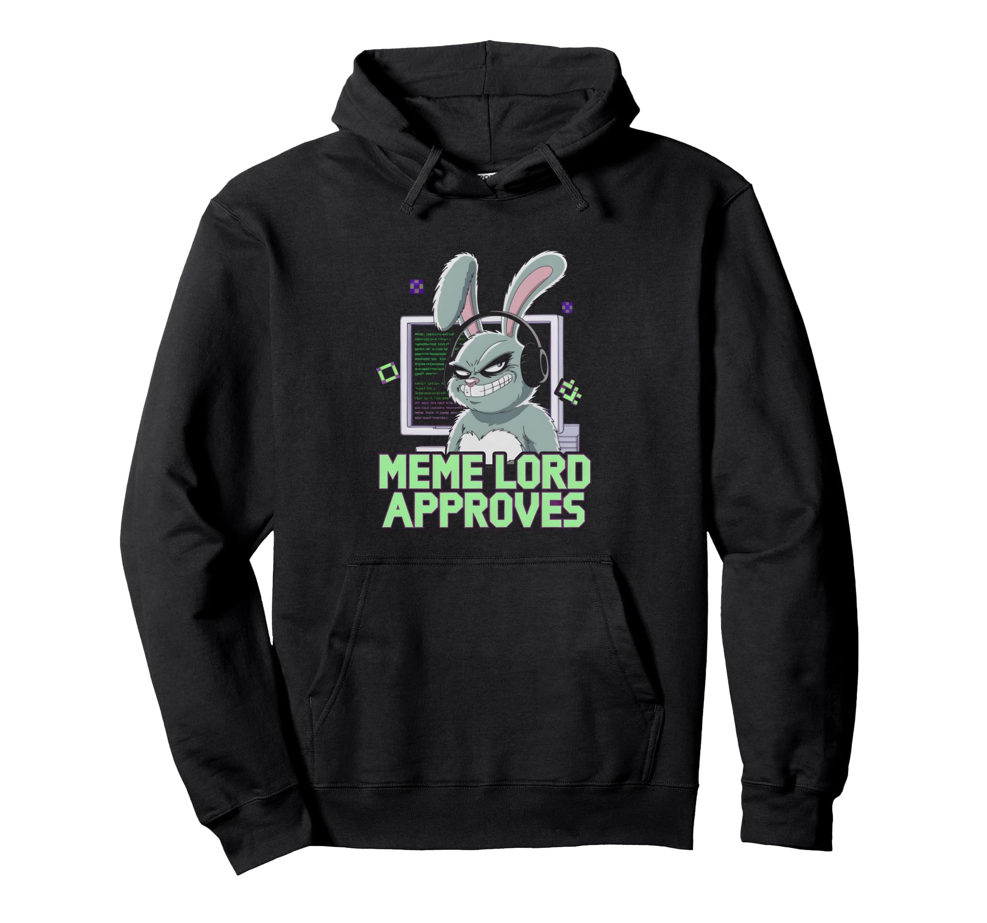 Grumpy Bunny Meme Fans Viral Hoodie - Casual Everyday Wear for Adults - T-Shirt, Sweatshirt, Hoodie