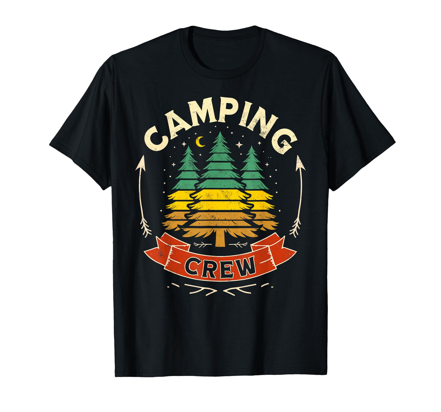 Camping Crew Group Matching Funny T-Shirt - Aesthetic Graphic Men Women - T-Shirt, Sweatshirt, Hoodie