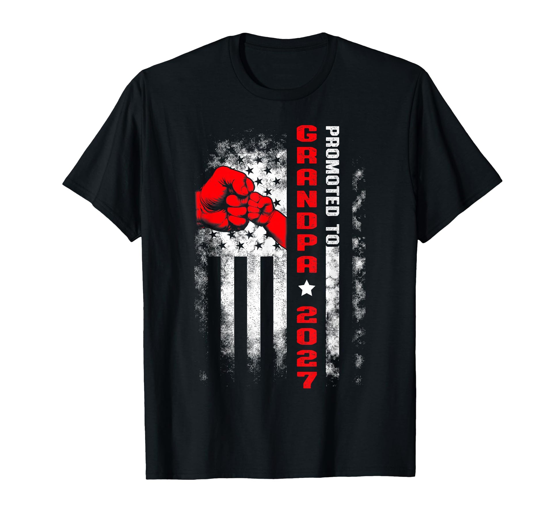 Promoted To Grandpa Est 2027 T-Shirt - Unique Graphic Men Women - T-Shirt, Sweatshirt, Hoodie