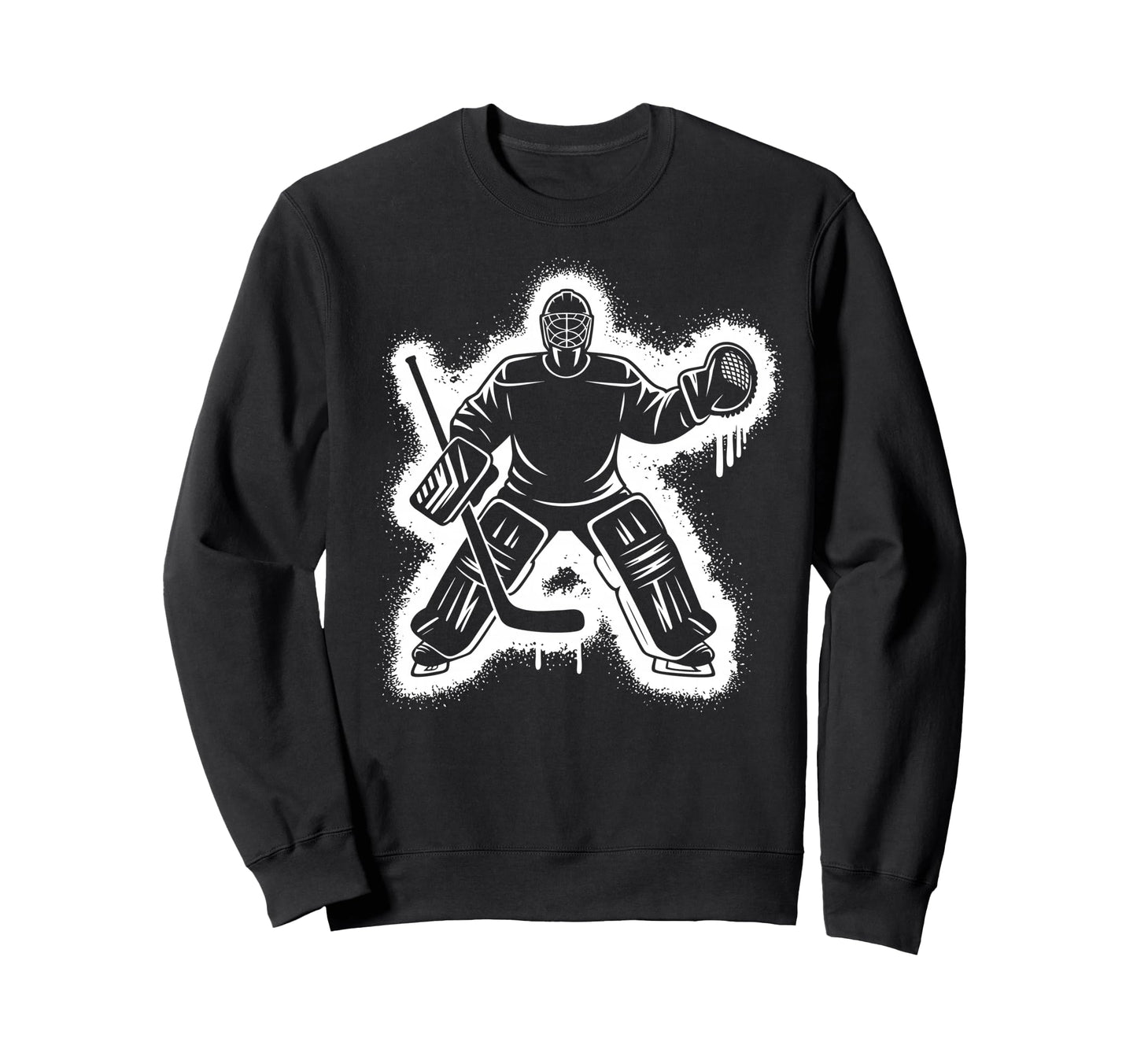 Ice Hockey Goalie Gifts Netminder T-Shirt - Minimalist Print for Adults - T-Shirt, Sweatshirt, Hoodie
