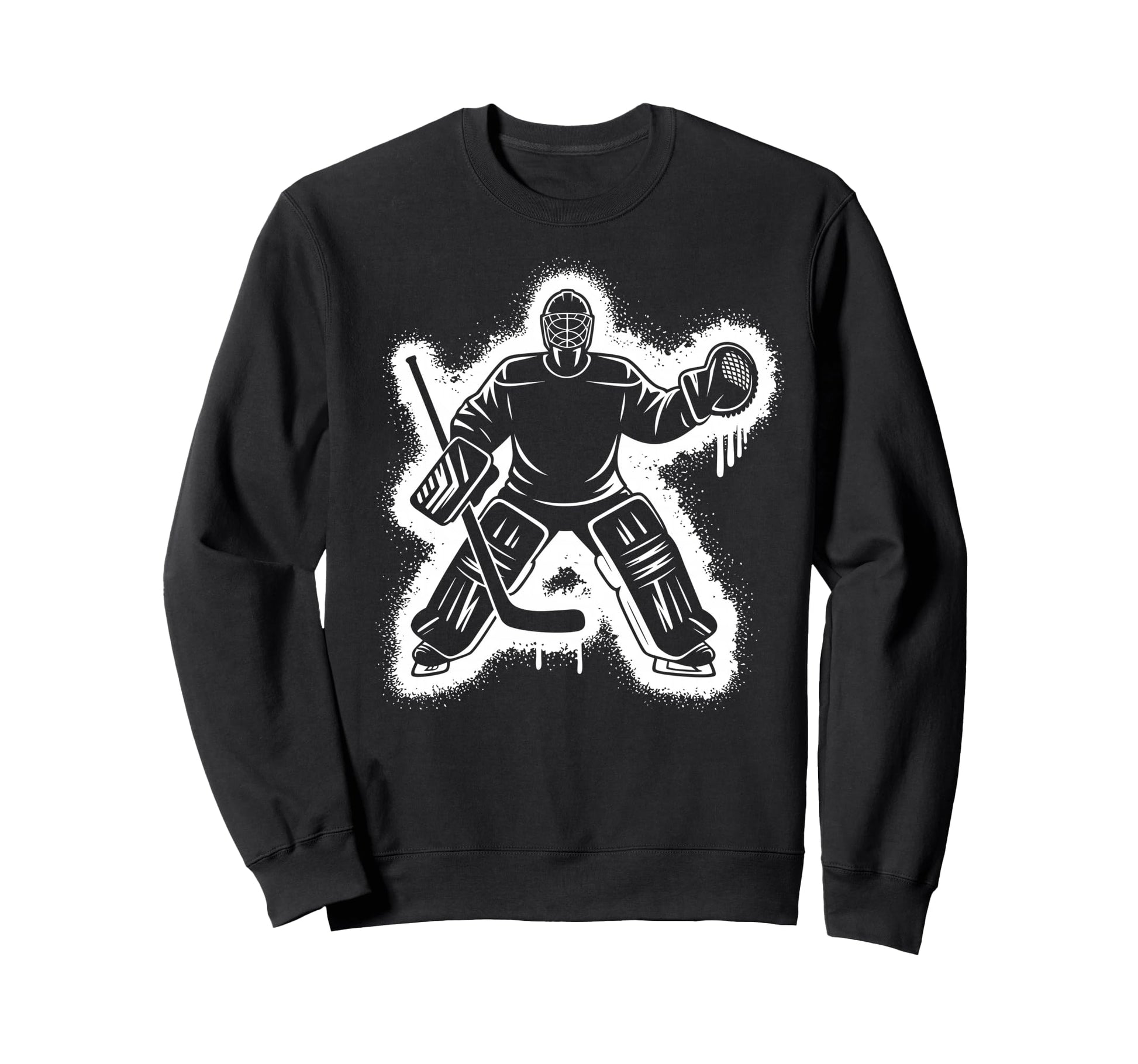 Ice Hockey Goalie Gifts Netminder T-Shirt - Minimalist Print for Adults - T-Shirt, Sweatshirt, Hoodie