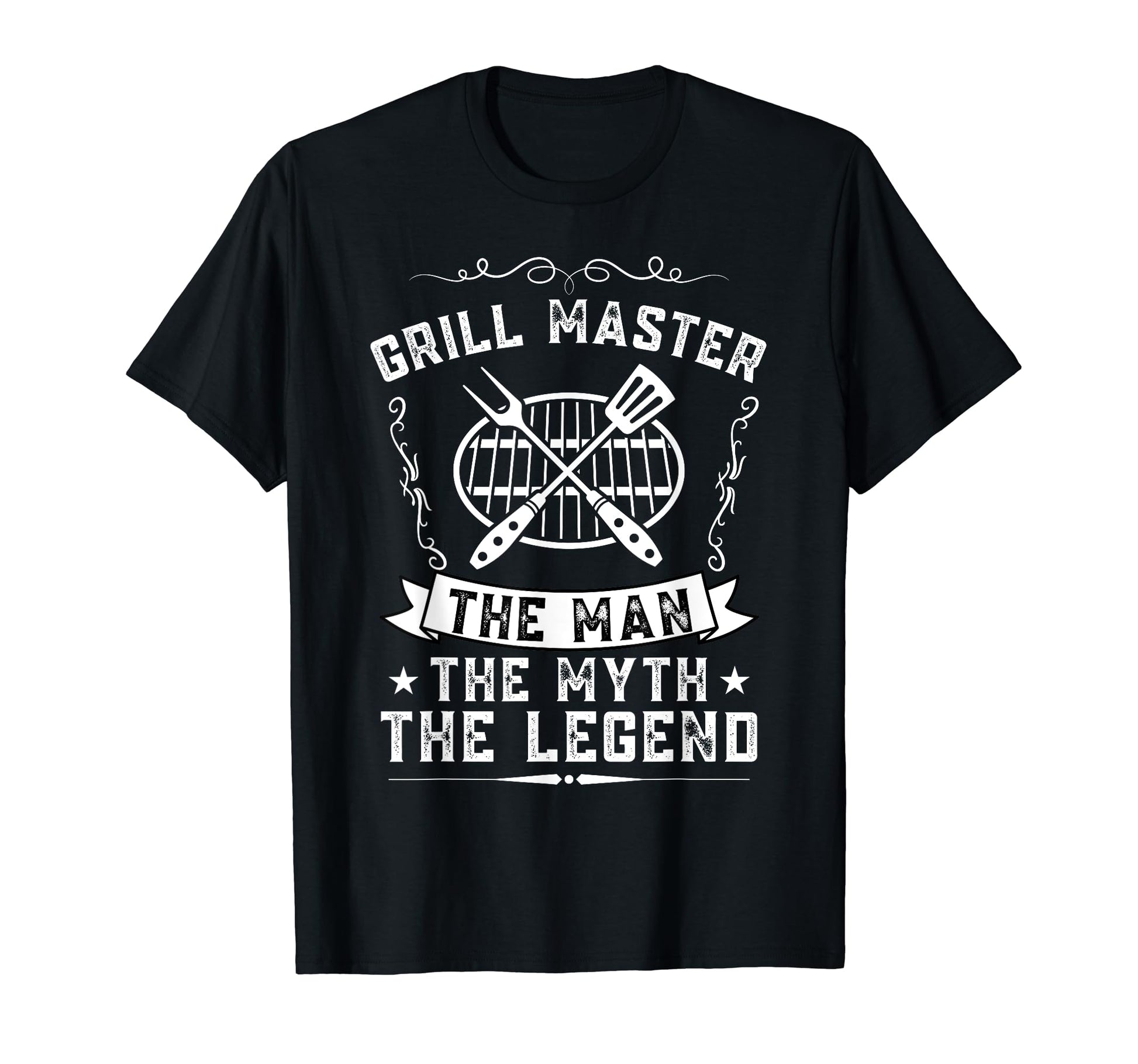 Grill Master Myth Legend Bbq Pitmaster T-Shirt - Graphic Print Men Women - T-Shirt, Sweatshirt, Hoodie