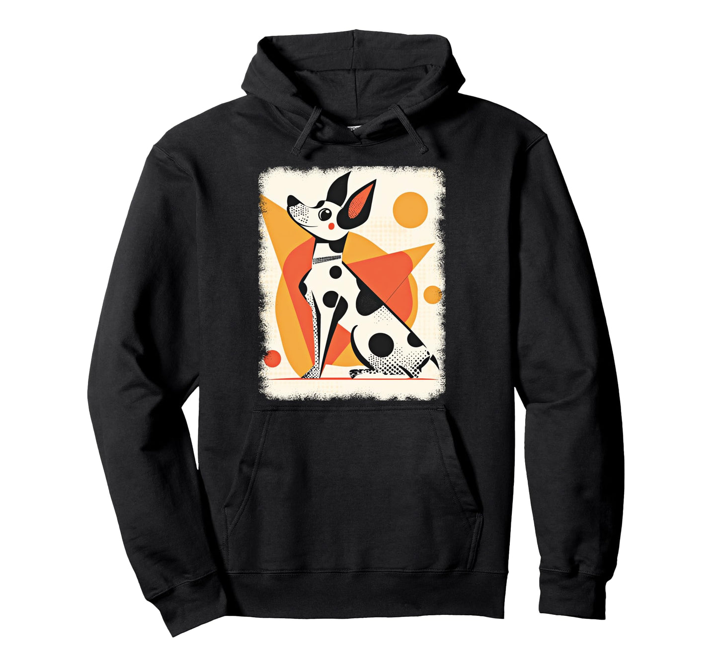 Mid Century Modern Dogs 50S 60S Hoodie - Minimalist Print Unisex - T-Shirt, Sweatshirt, Hoodie