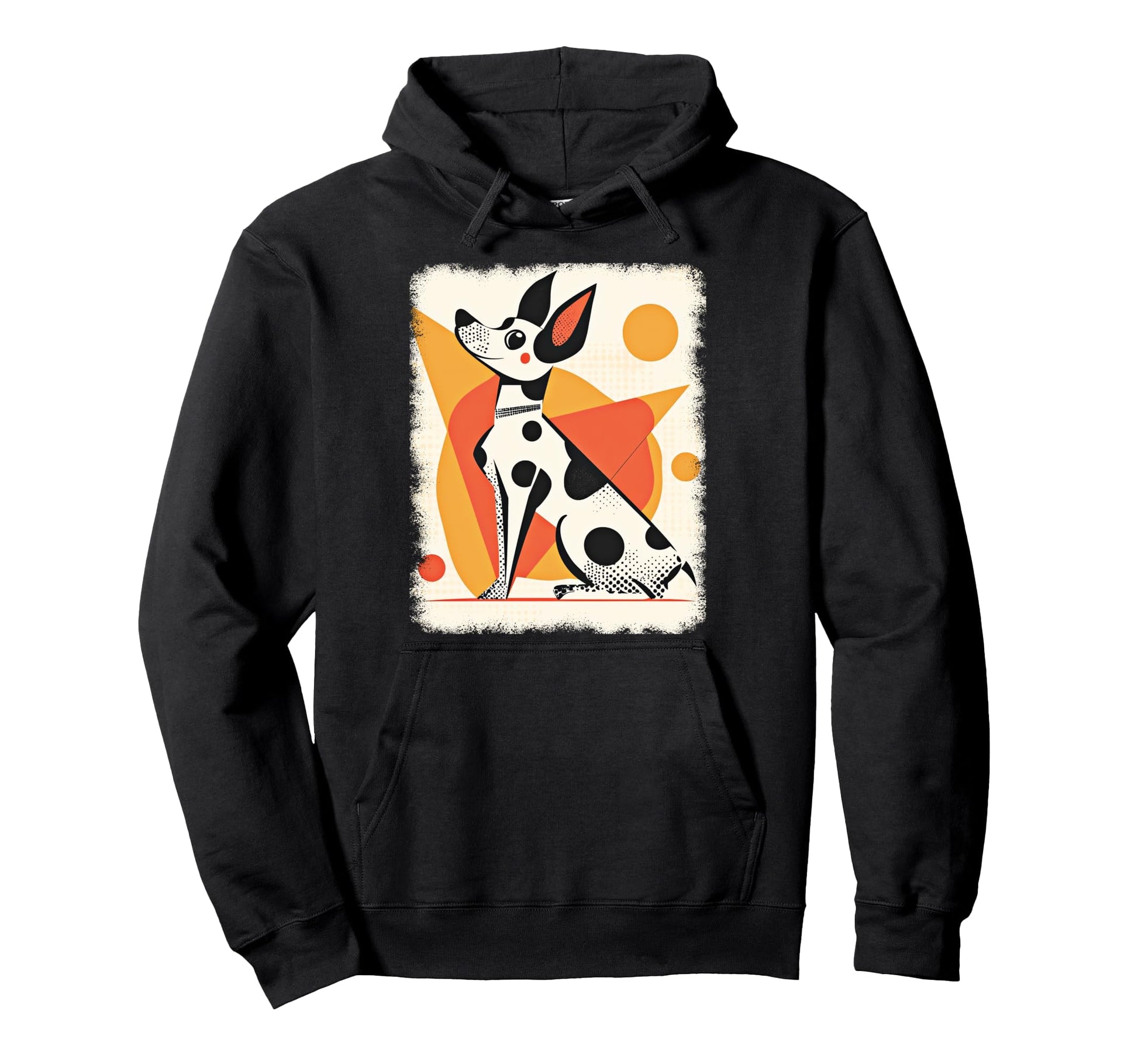 Mid Century Modern Dogs 50S 60S Hoodie - Minimalist Print Unisex - T-Shirt, Sweatshirt, Hoodie
