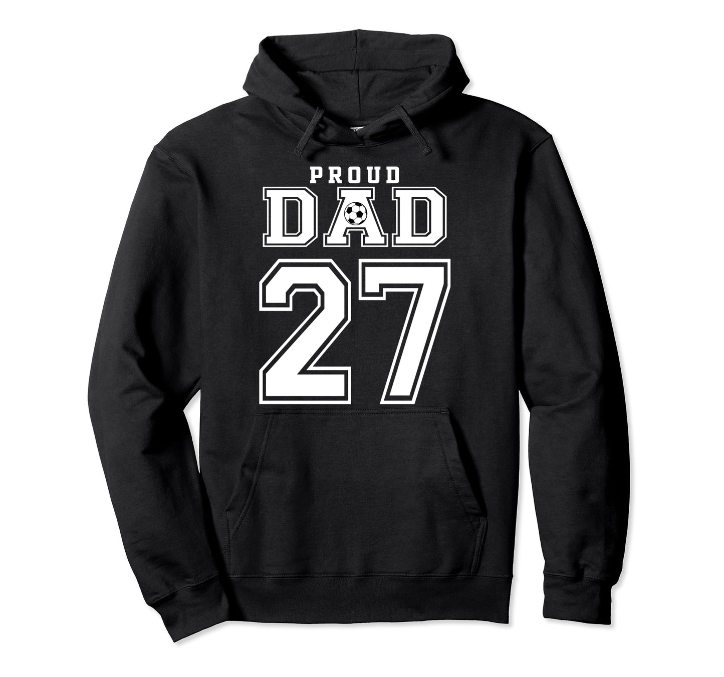 Number 27 Custom Proud Soccer Futbol Hoodie - Aesthetic Graphic Men Women - T-Shirt, Sweatshirt, Hoodie