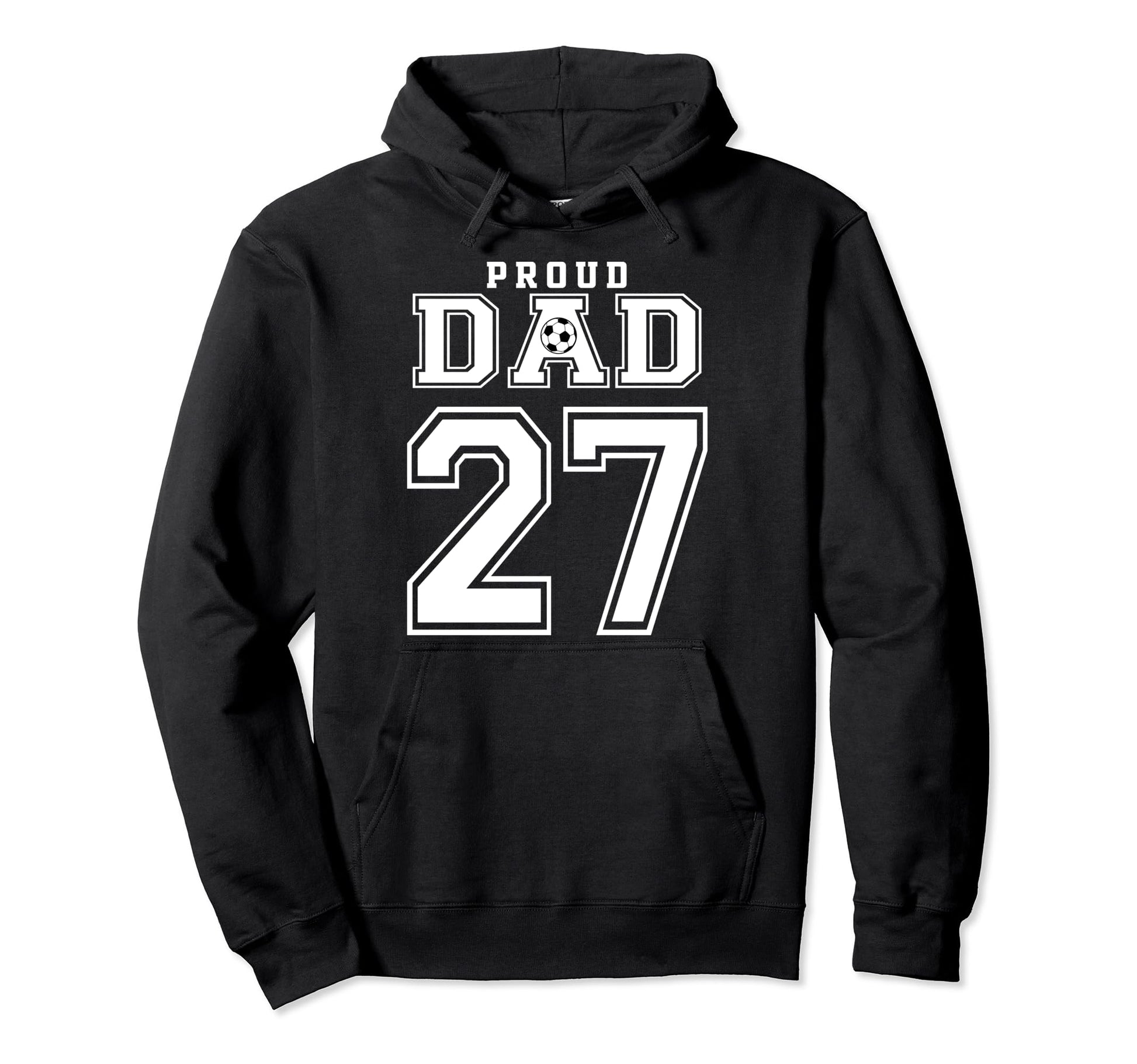 Number 27 Custom Proud Soccer Futbol Hoodie - Aesthetic Graphic Men Women - T-Shirt, Sweatshirt, Hoodie