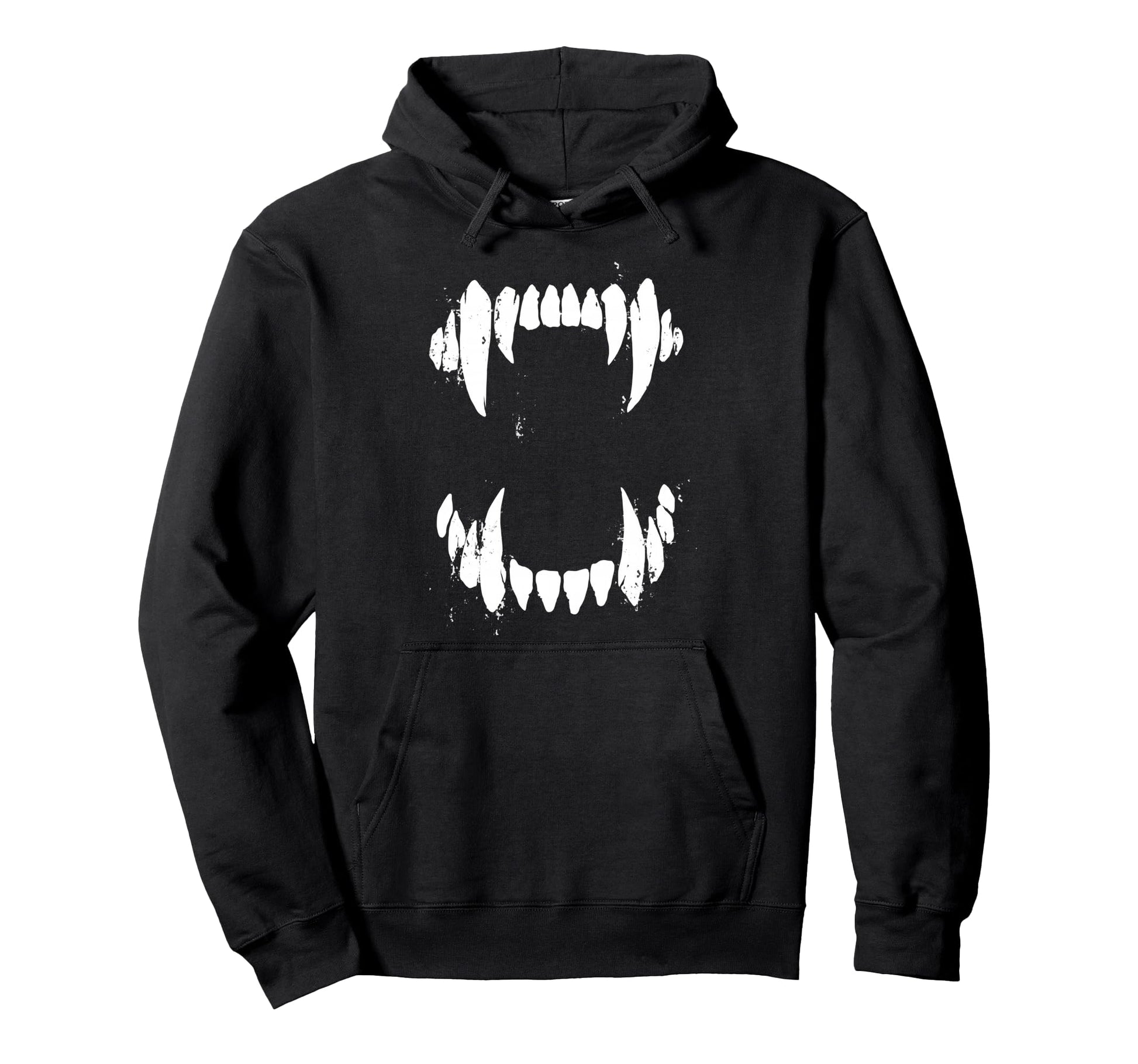 Halloween Horror Wolf Dog Vampire Hoodie - Casual Everyday Wear Unisex - T-Shirt, Sweatshirt, Hoodie
