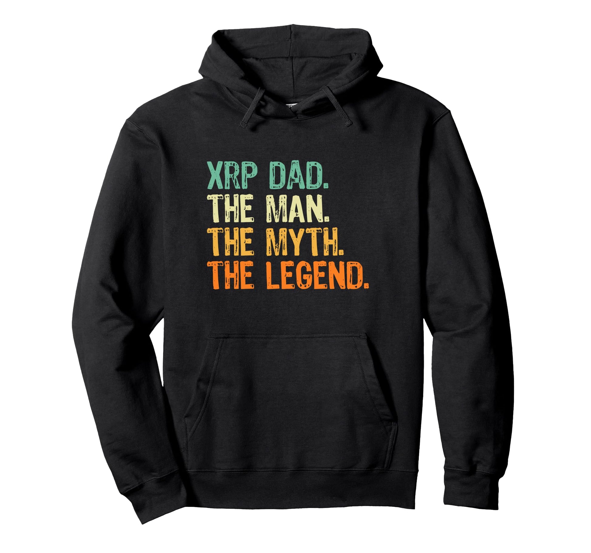 Xrp Dad Crypto Myth Legend Hoodie - Unique Graphic for Adults - T-Shirt, Sweatshirt, Hoodie