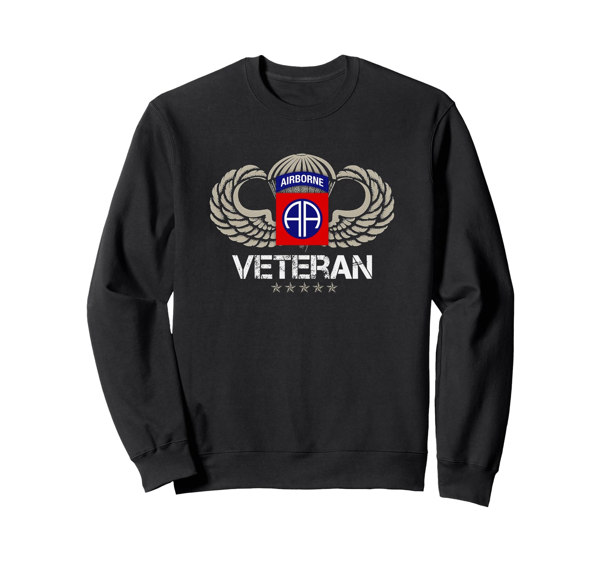 82Nd Airborne Paratrooper Veteran Sweatshirt - Aesthetic Graphic Unisex - T-Shirt, Sweatshirt, Hoodie
