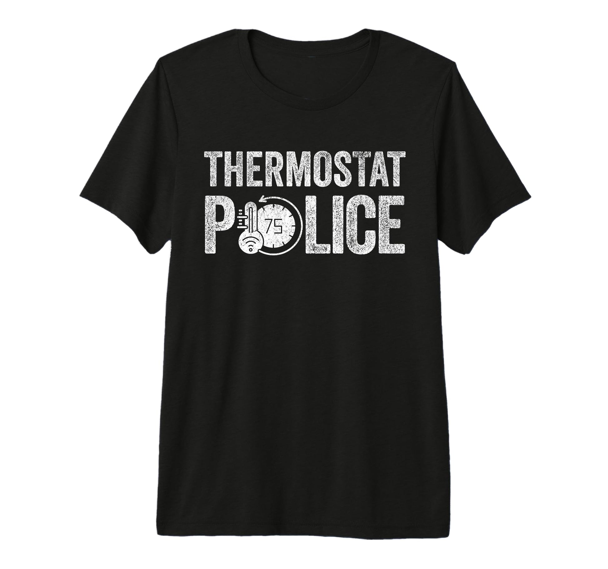 Dad Thermostat Police Temperature T-Shirt - Fun Novelty Design for Adults - T-Shirt, Sweatshirt, Hoodie