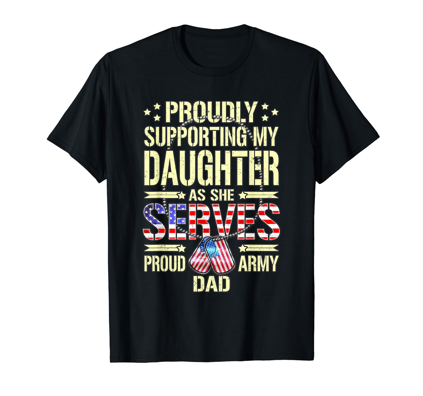 Supporting My Daughter As She Serves T-Shirt - Trendy Graphic Men Women - T-Shirt, Sweatshirt, Hoodie