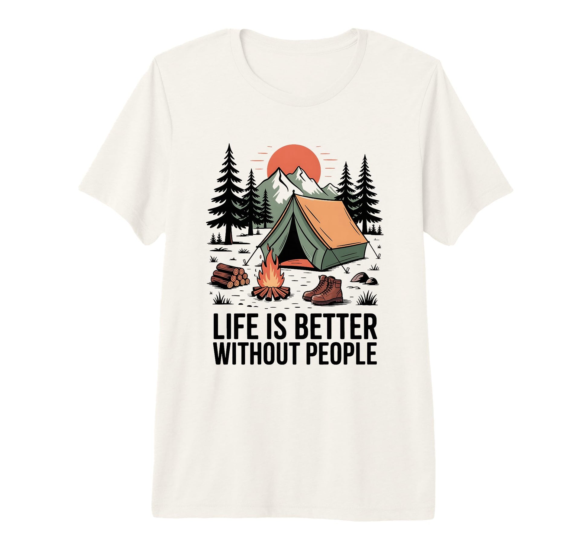 Funny Hiker Hikers Hiking Walking Jokes T-Shirt - Graphic Print Men Women - T-Shirt, Sweatshirt, Hoodie