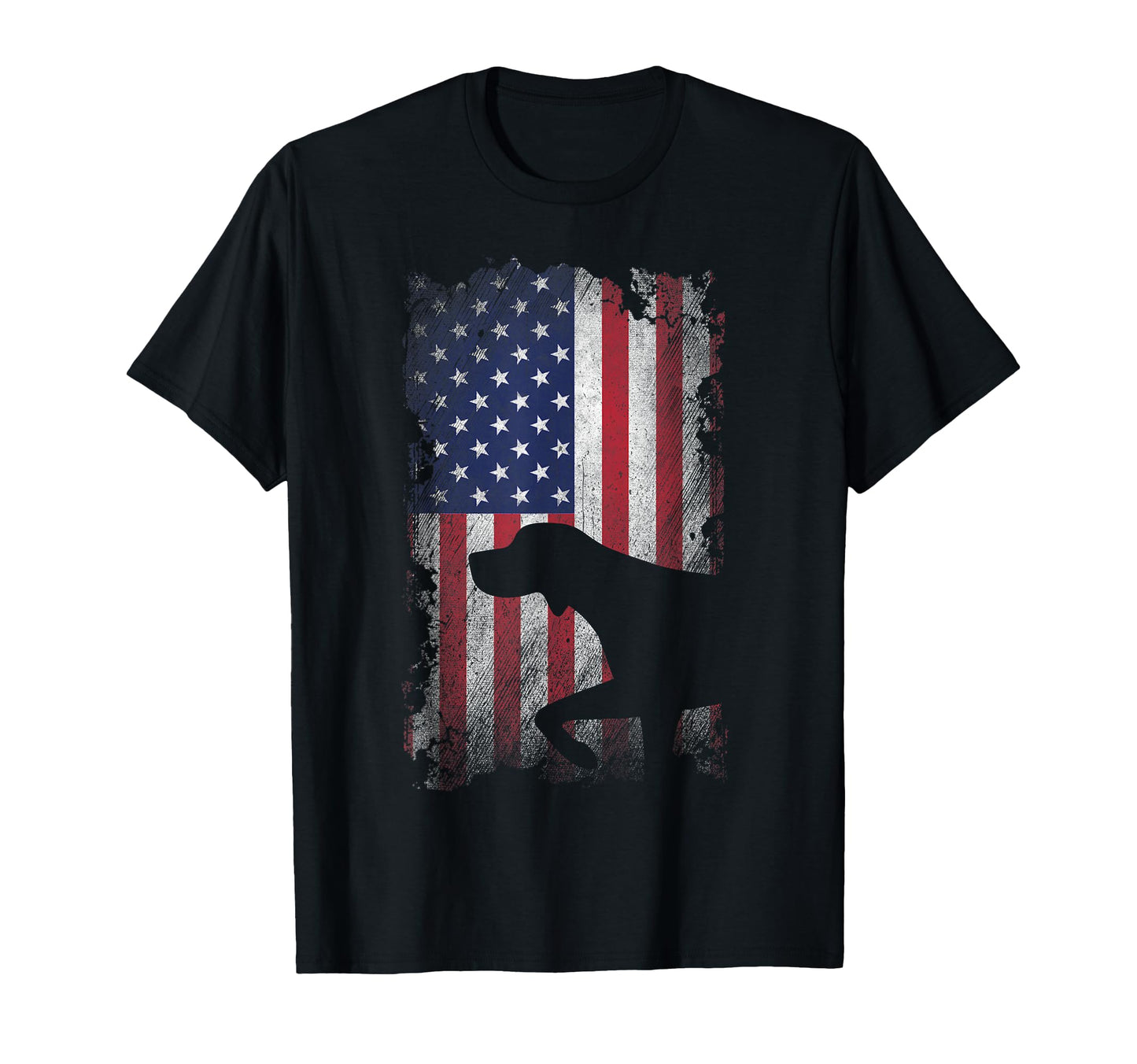 Patriotic German Shorthaired Pointer T-Shirt - Minimalist Print Unisex - T-Shirt, Sweatshirt, Hoodie