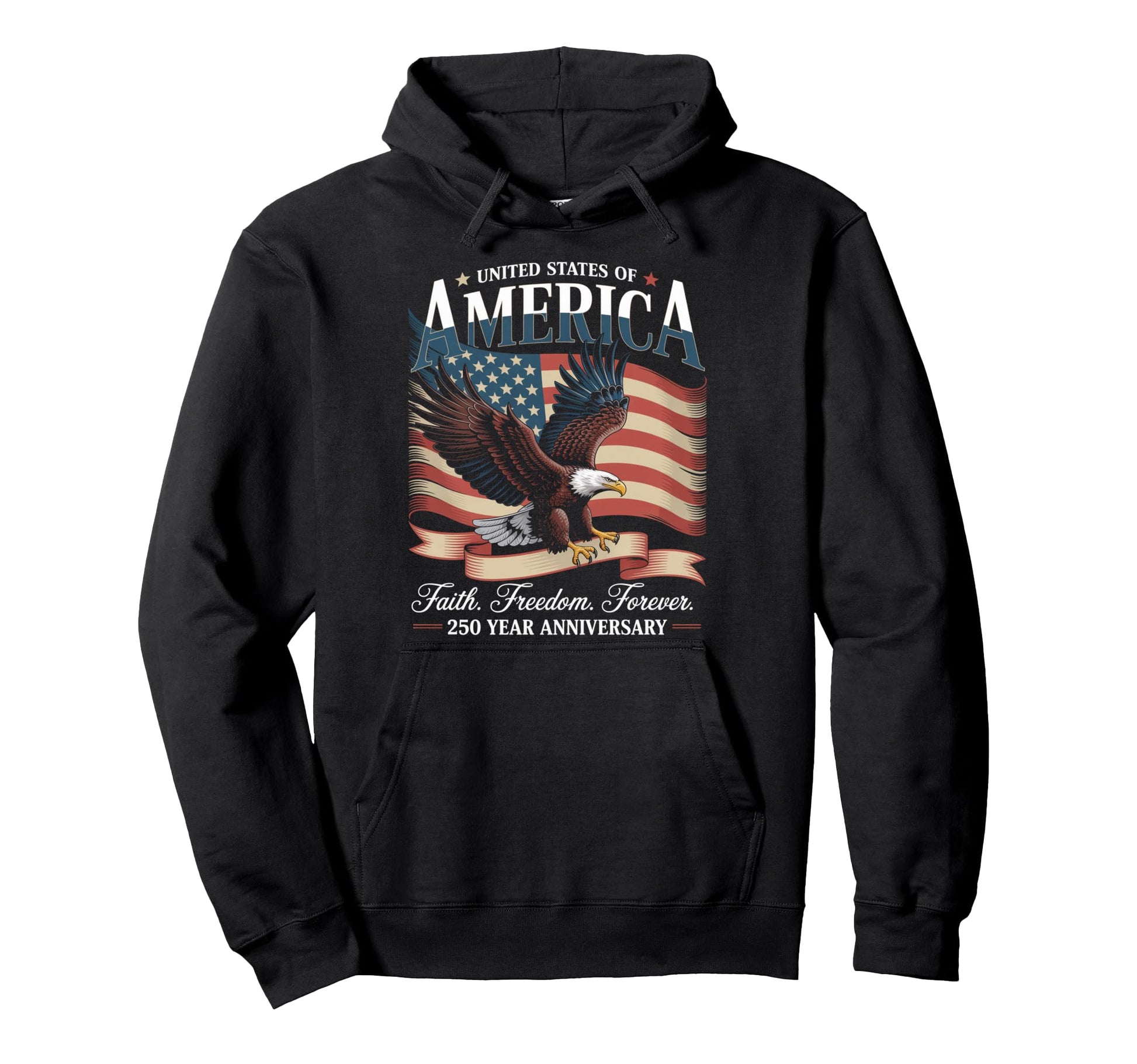 United States 250 Year Anniversary T-Shirt - Custom Art Print for Adults - T-Shirt, Sweatshirt, Hoodie