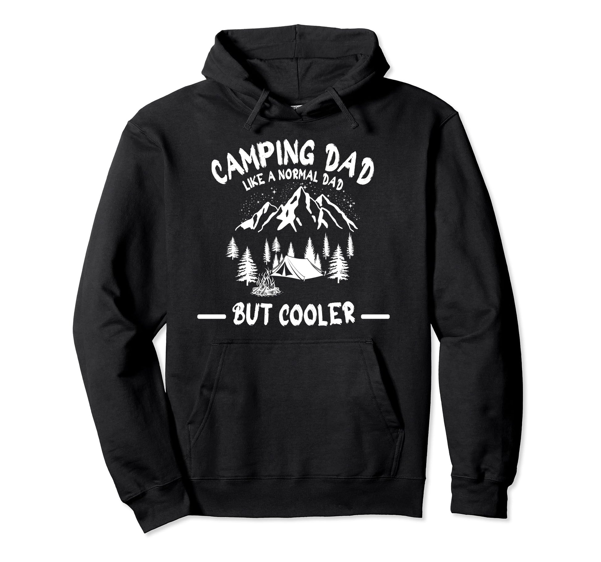 Camping Father Cooler Than Normal Father Hoodie - Custom Art Print Unisex - T-Shirt, Sweatshirt, Hoodie