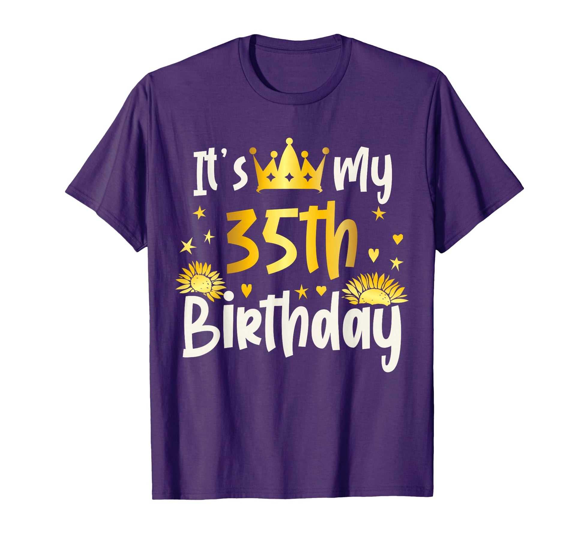 35 Year Old Birthday Squad Its My 35Th B T-Shirt - Graphic Print Unisex - T-Shirt, Sweatshirt, Hoodie