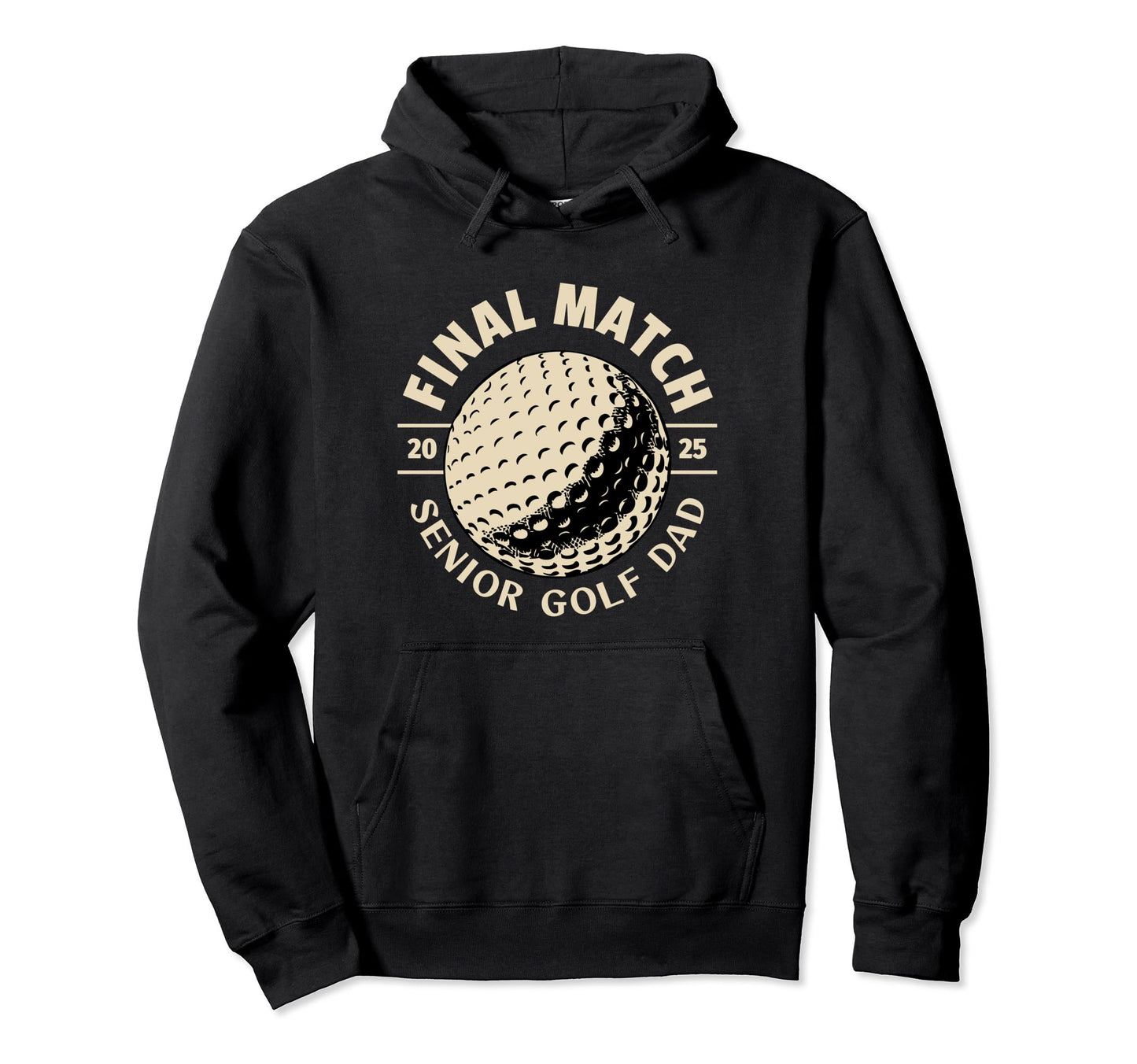 Senior Golf Dad 2025 Final Match Hoodie - Custom Art Print Unisex - T-Shirt, Sweatshirt, Hoodie
